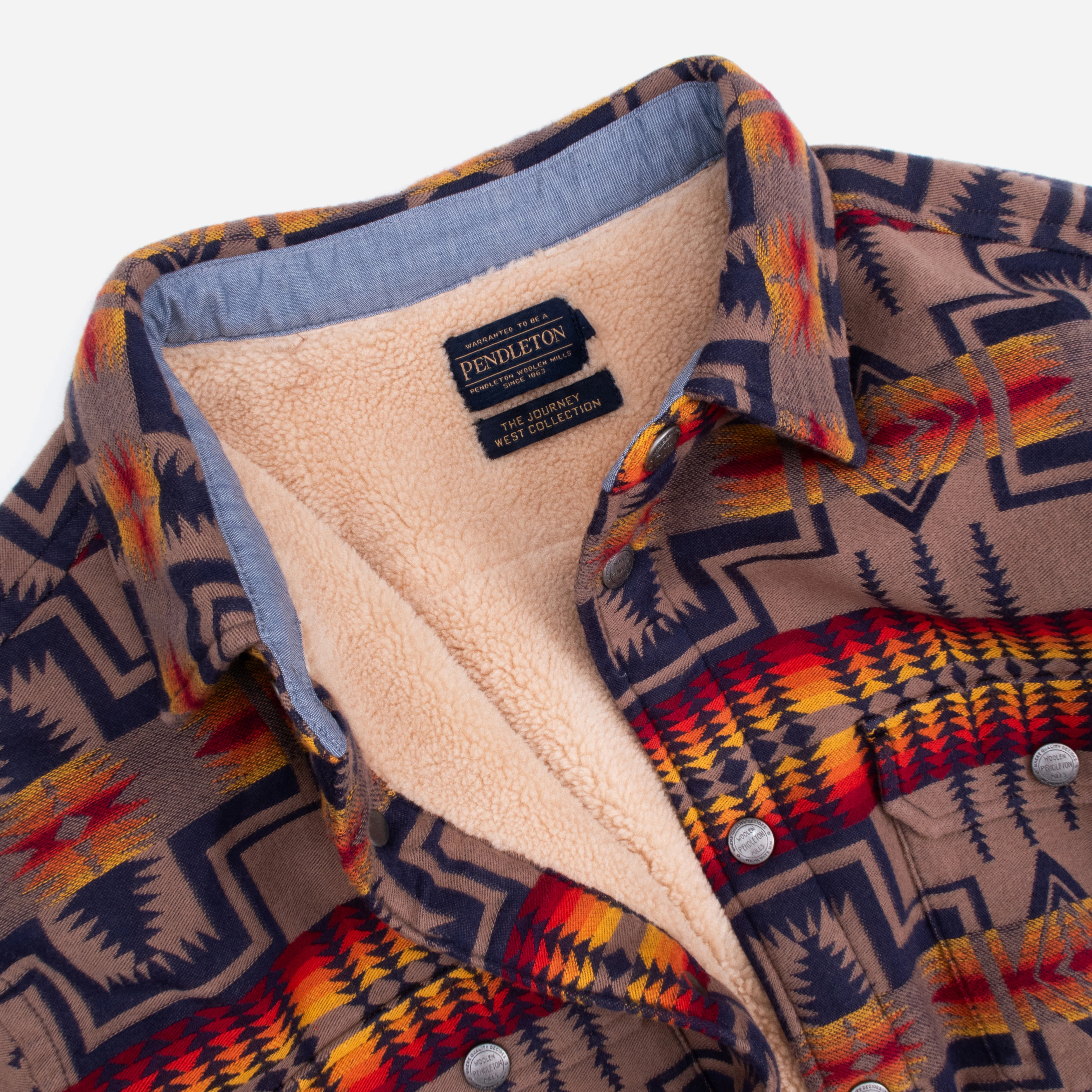 Bay City Sherpa Jacket - Harding Navy - Image 4
