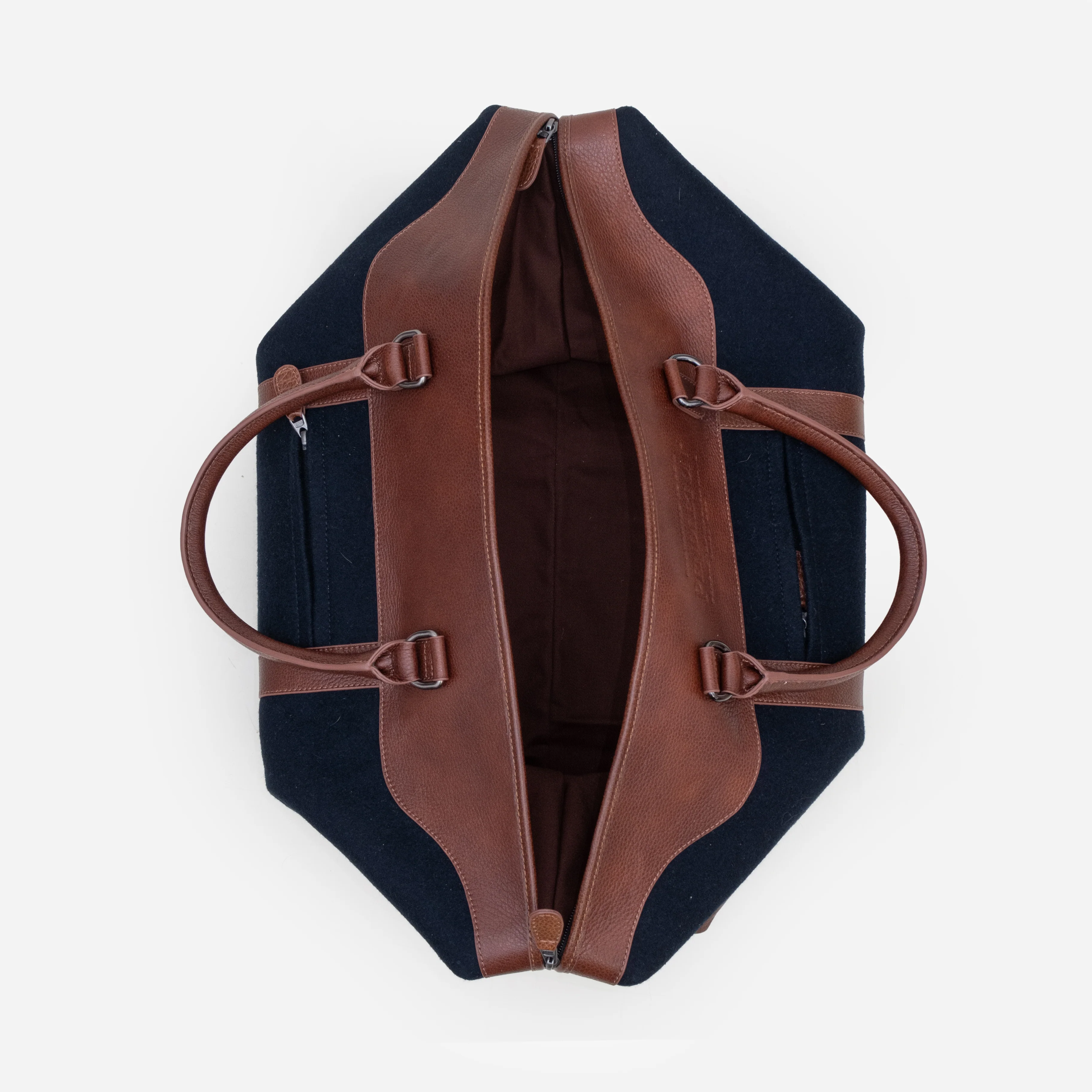 Wool Weekend Duffel Bag - Navy - Image 2