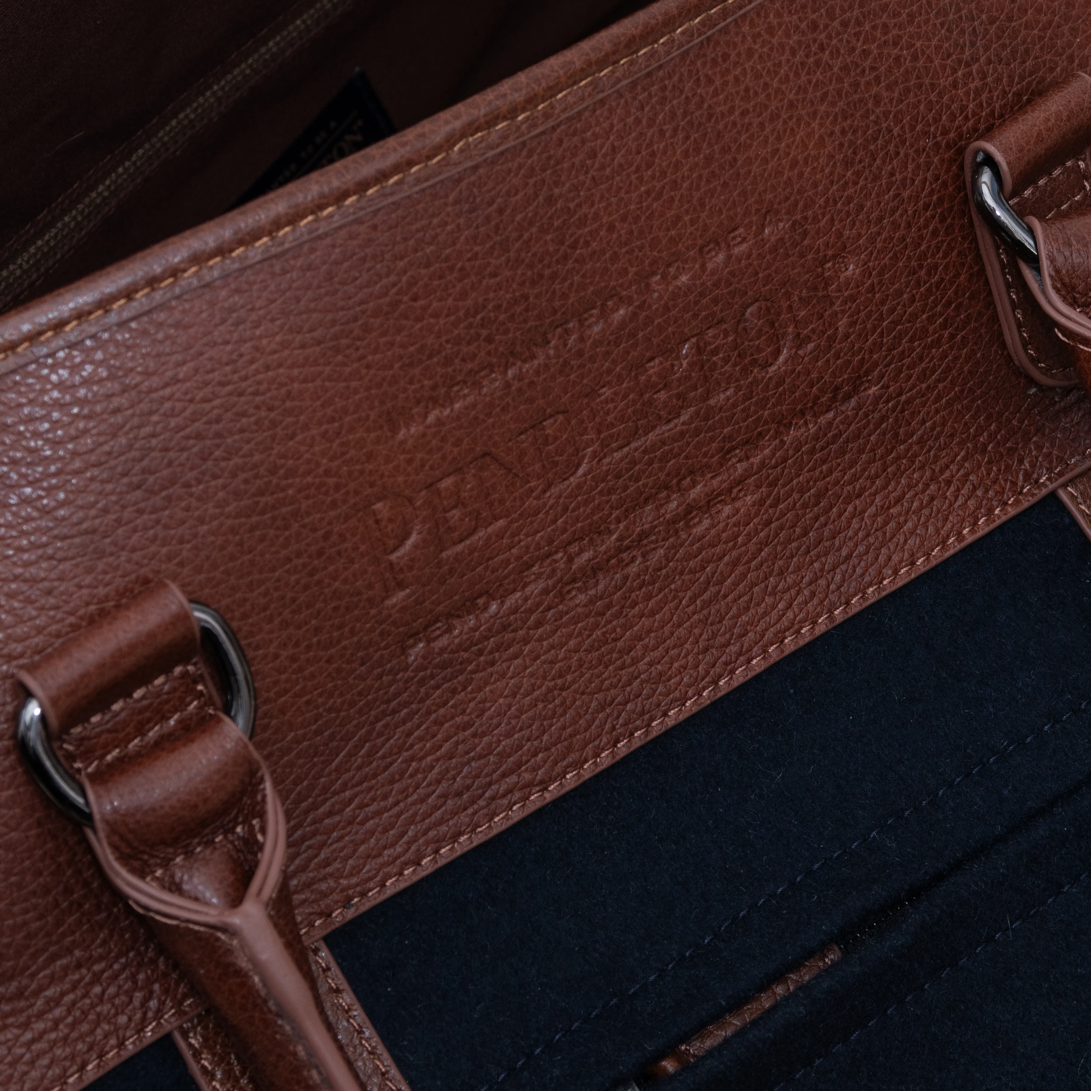 Wool Weekend Duffel Bag - Navy - Image 3