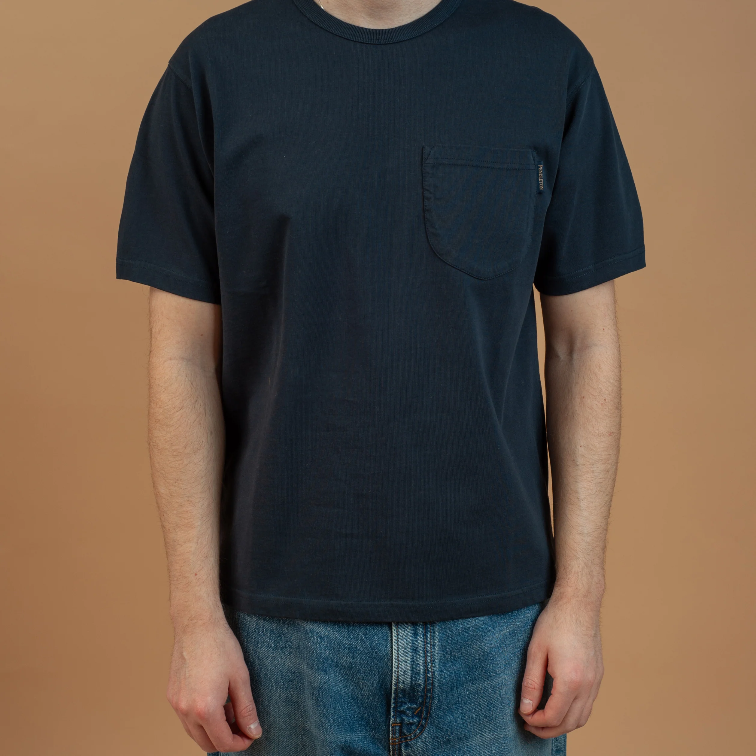 Heavyweight Pocket T-Shirt - Dark Navy - Image 6