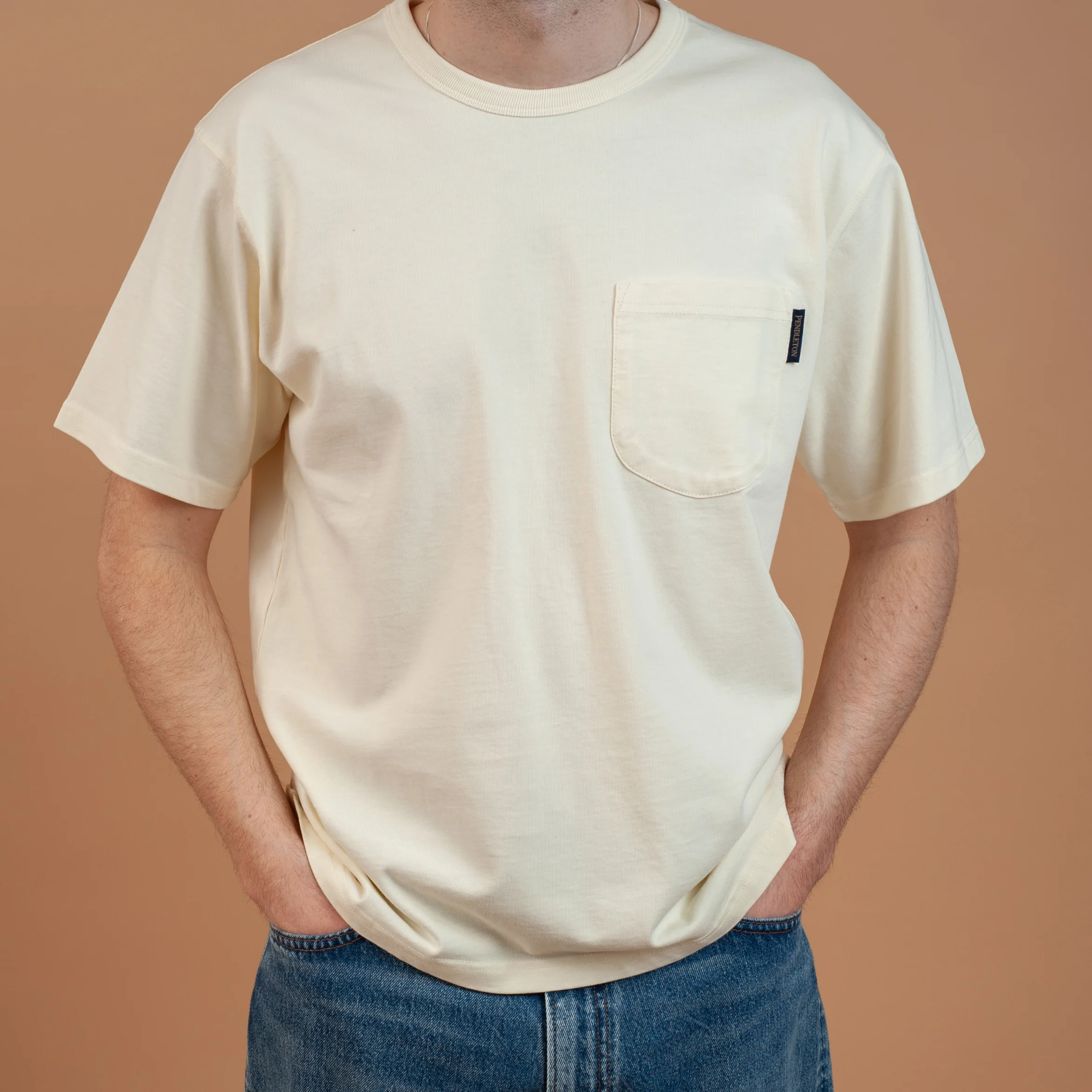 Heavyweight Pocket T-Shirt - Sweetcorn - Image 6