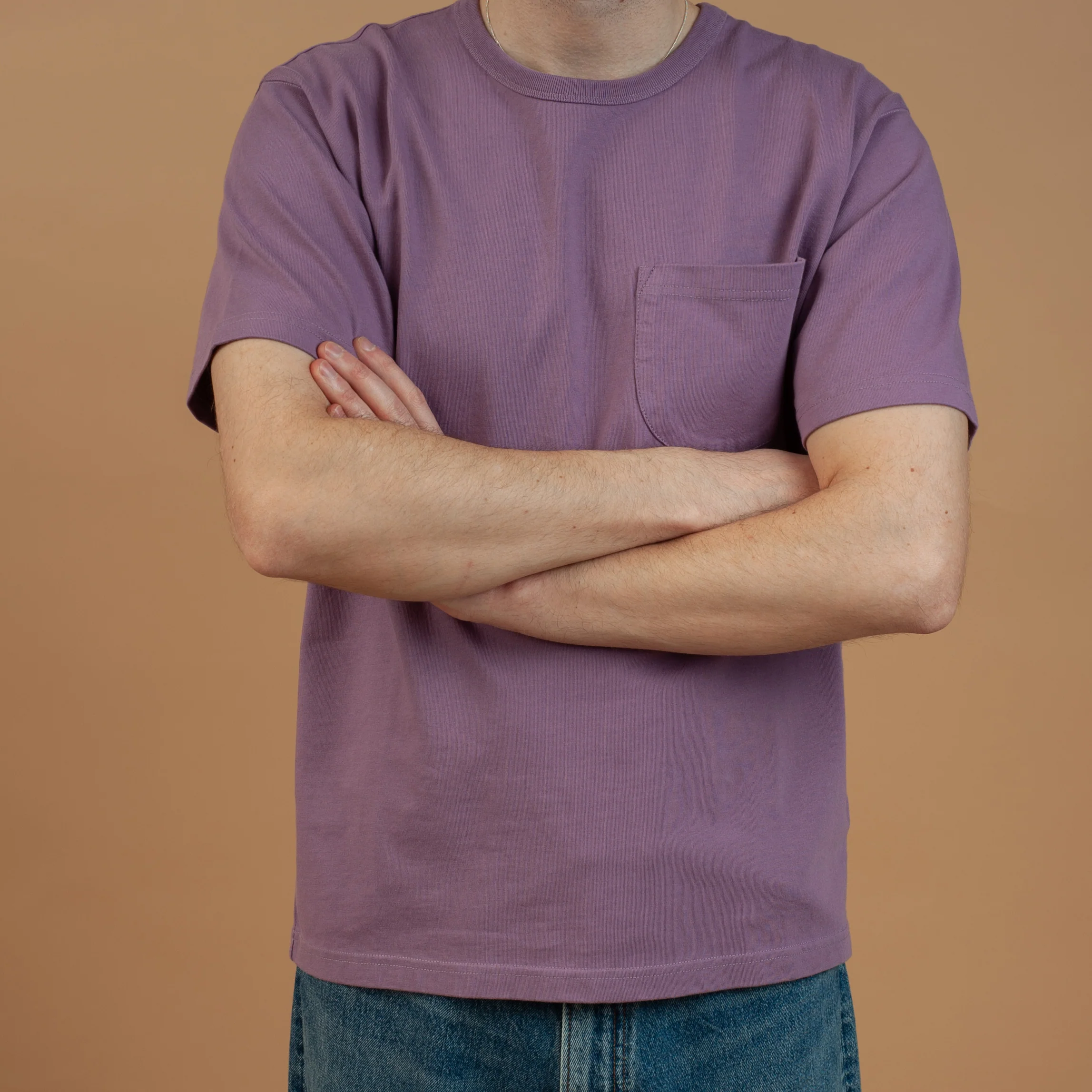 Heavyweight Pocket T-Shirt - Very Grape - Image 6