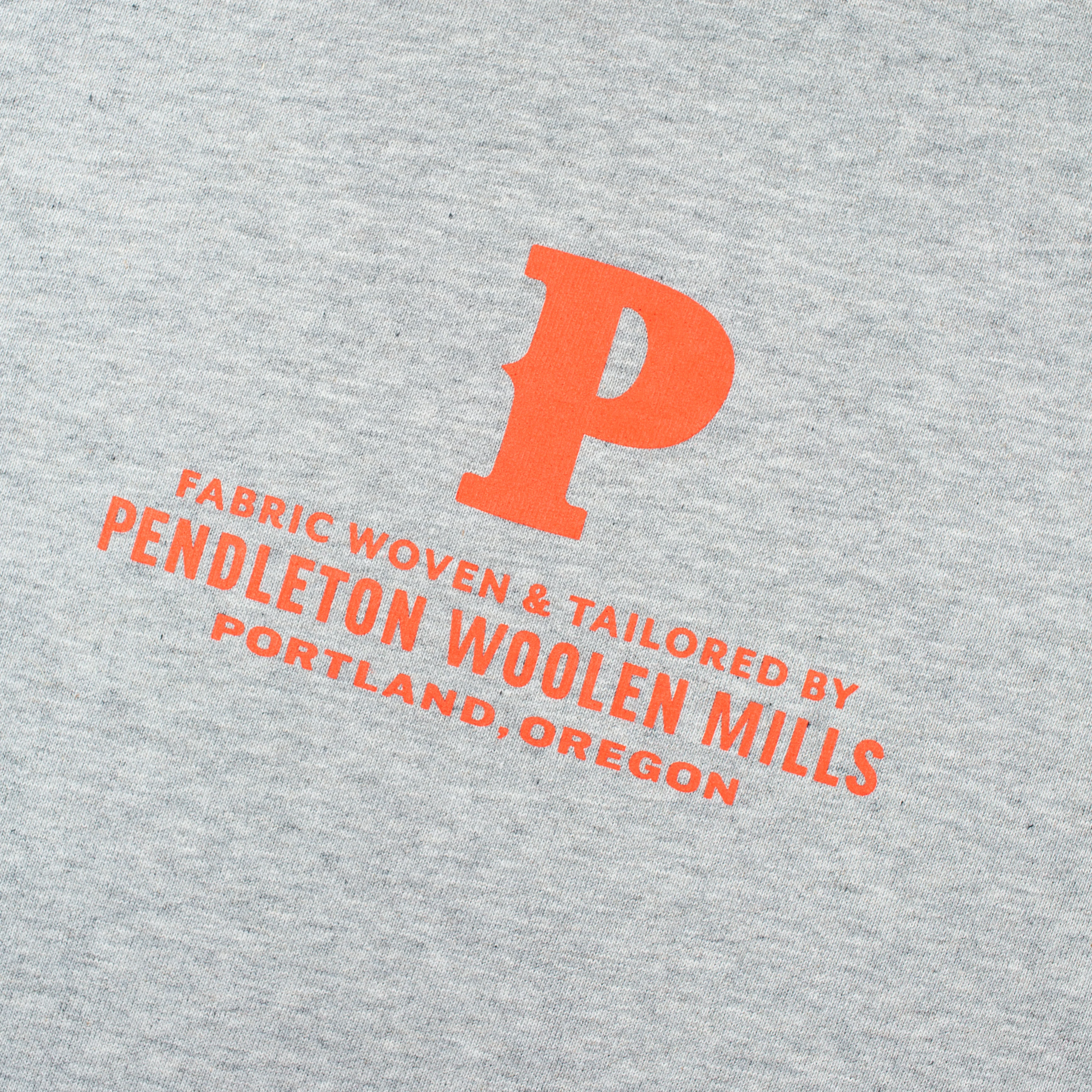 Heavyweight P T-Shirt - Ash Heather Grey - Image 2
