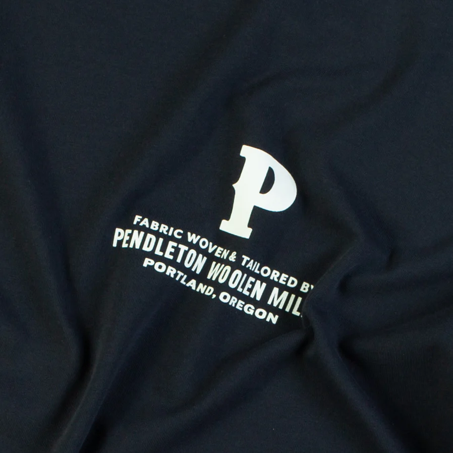 Heavyweight P T-Shirt - Dark Navy - Image 5