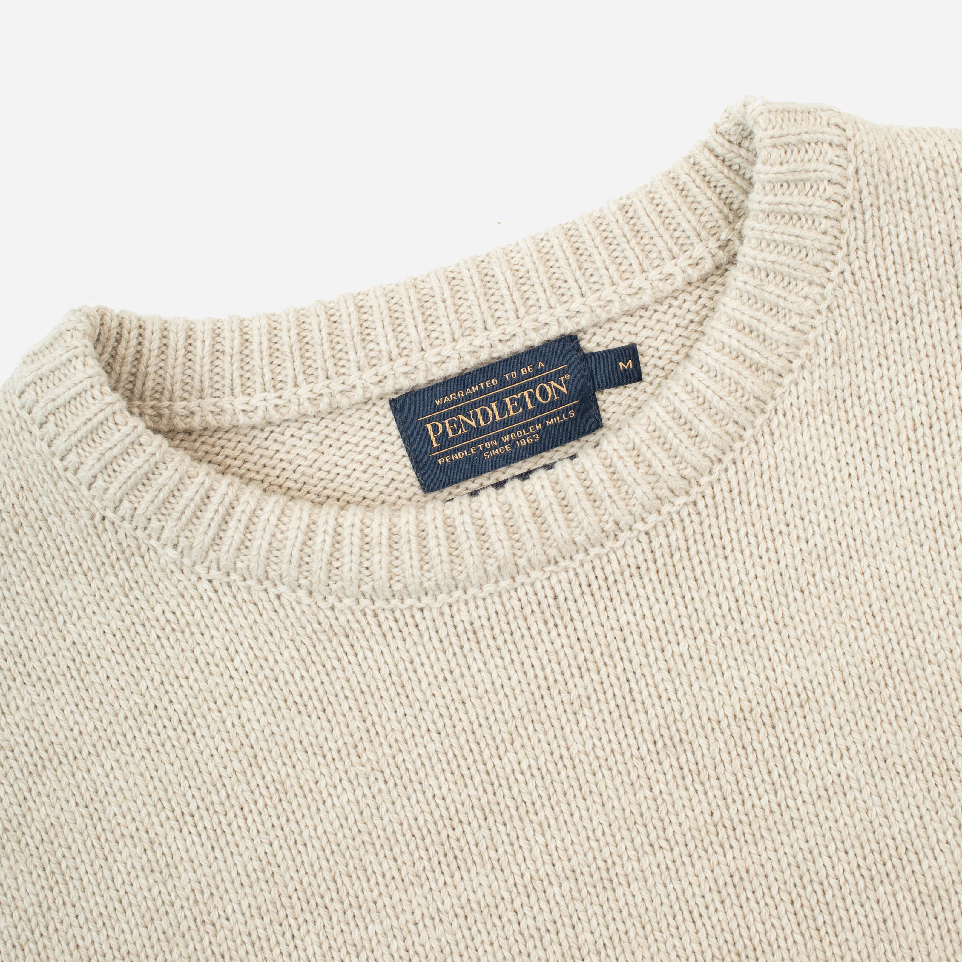 Horseshoe Knitted Sweater - Cream - Image 3