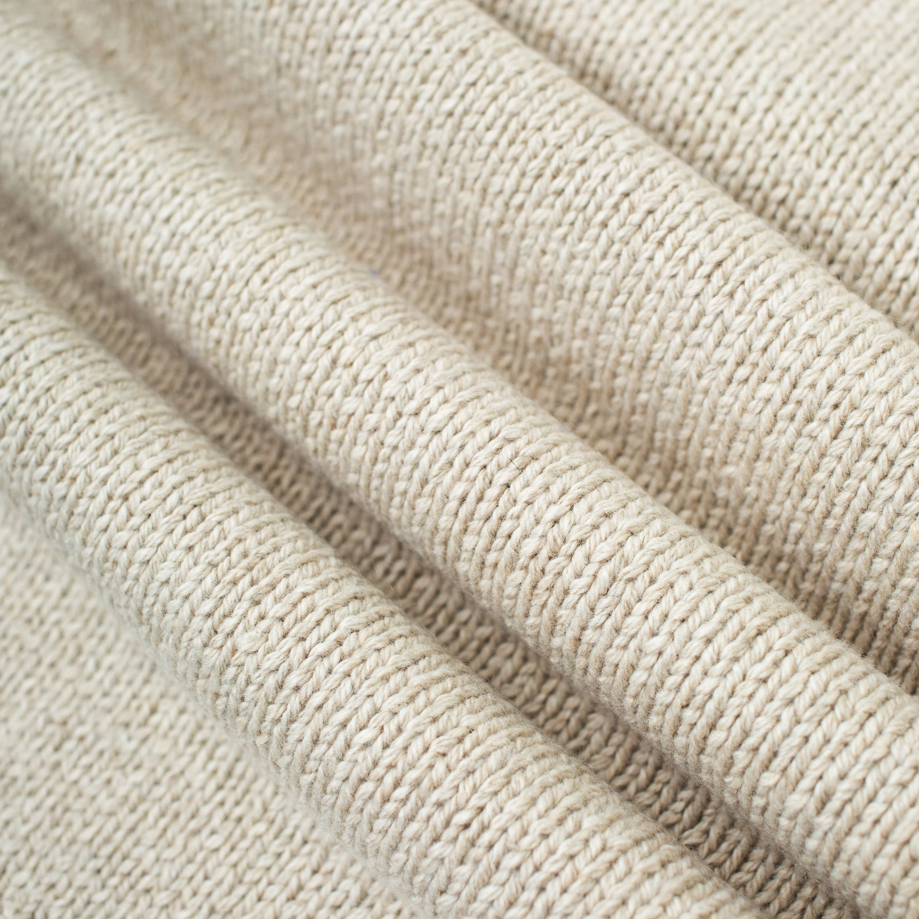Horseshoe Knitted Sweater - Cream - Image 4