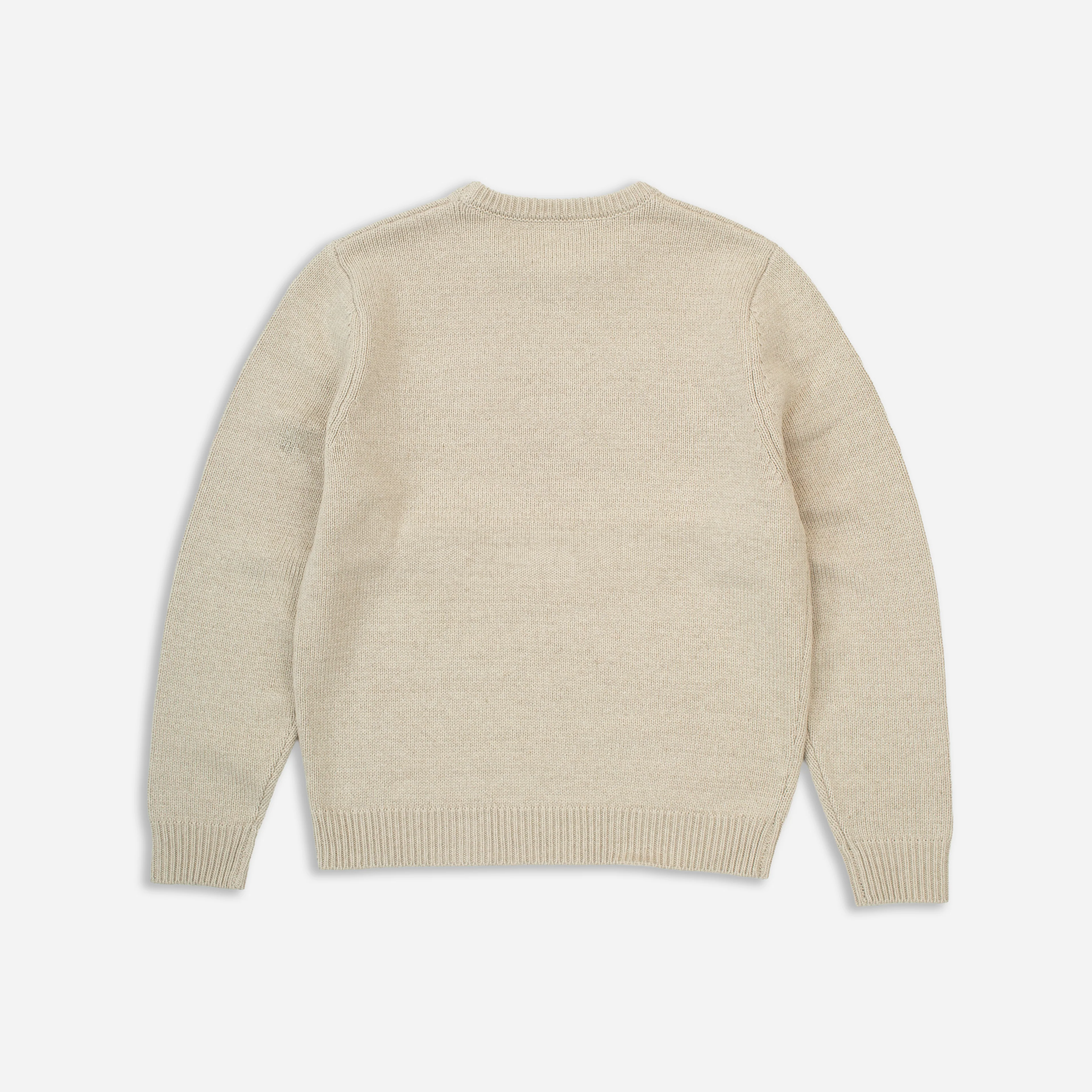 Horseshoe Knitted Sweater - Cream - Image 5