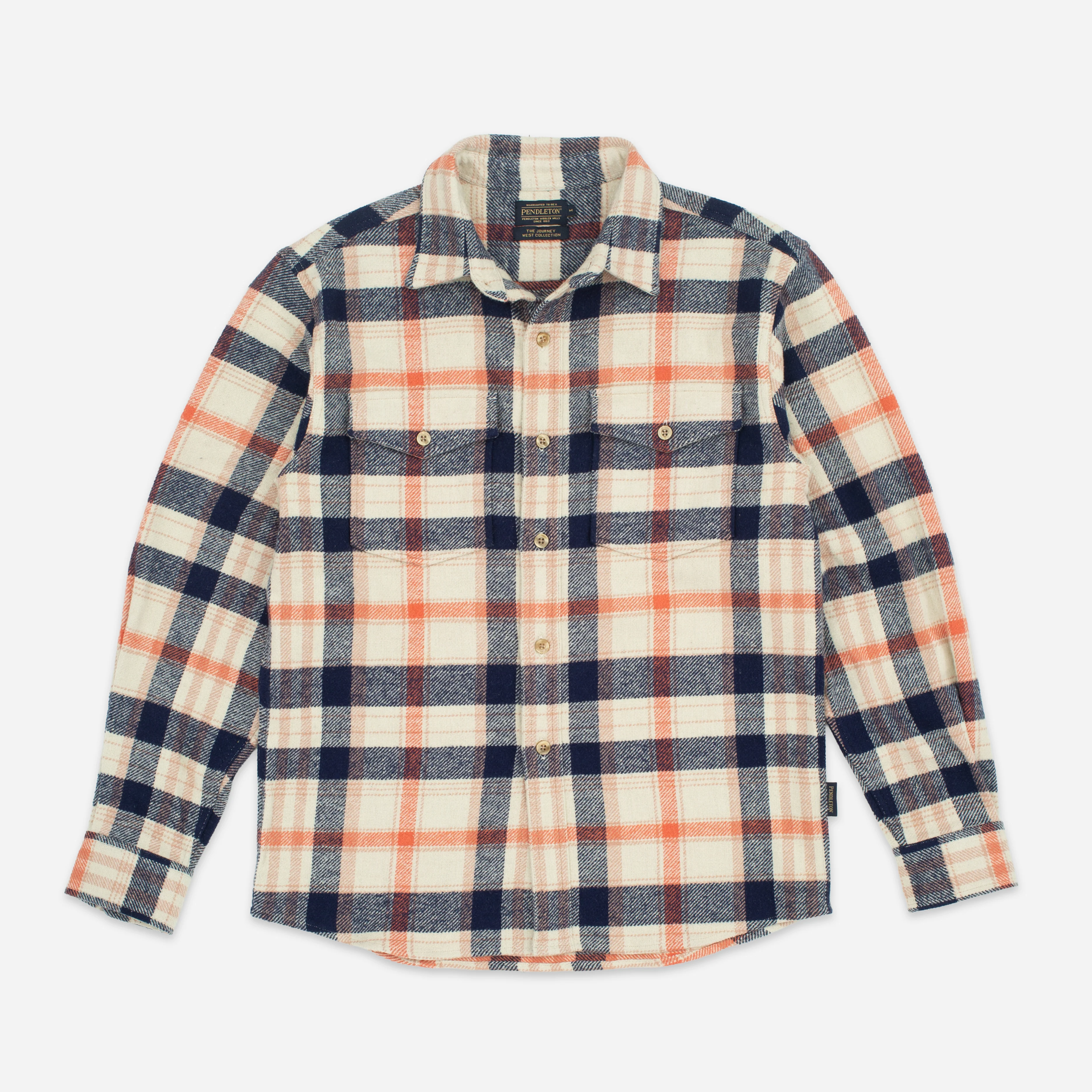 Big Pocket Shirt - Silver Lining/Orange