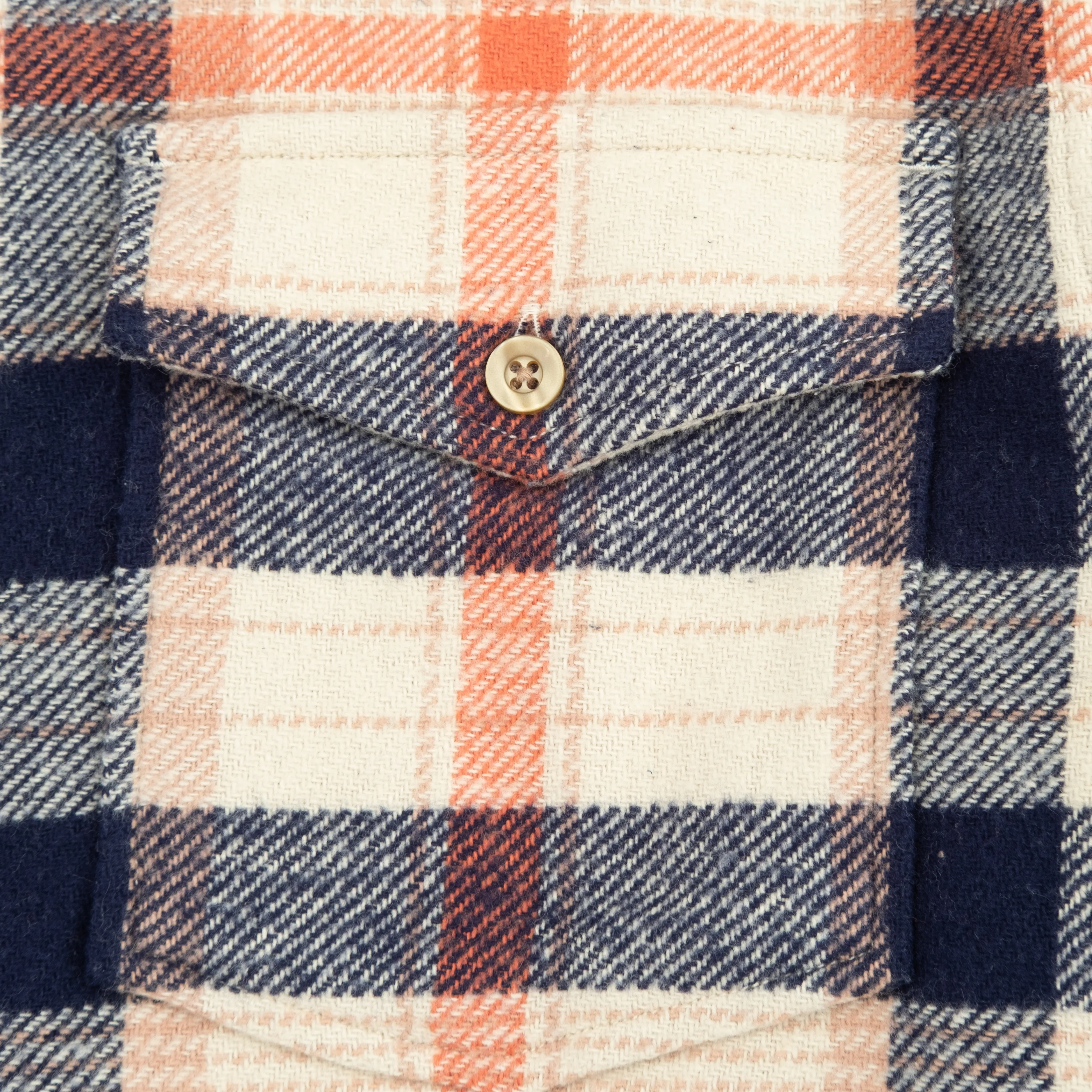 Big Pocket Shirt - Silver Lining/Orange - Image 3