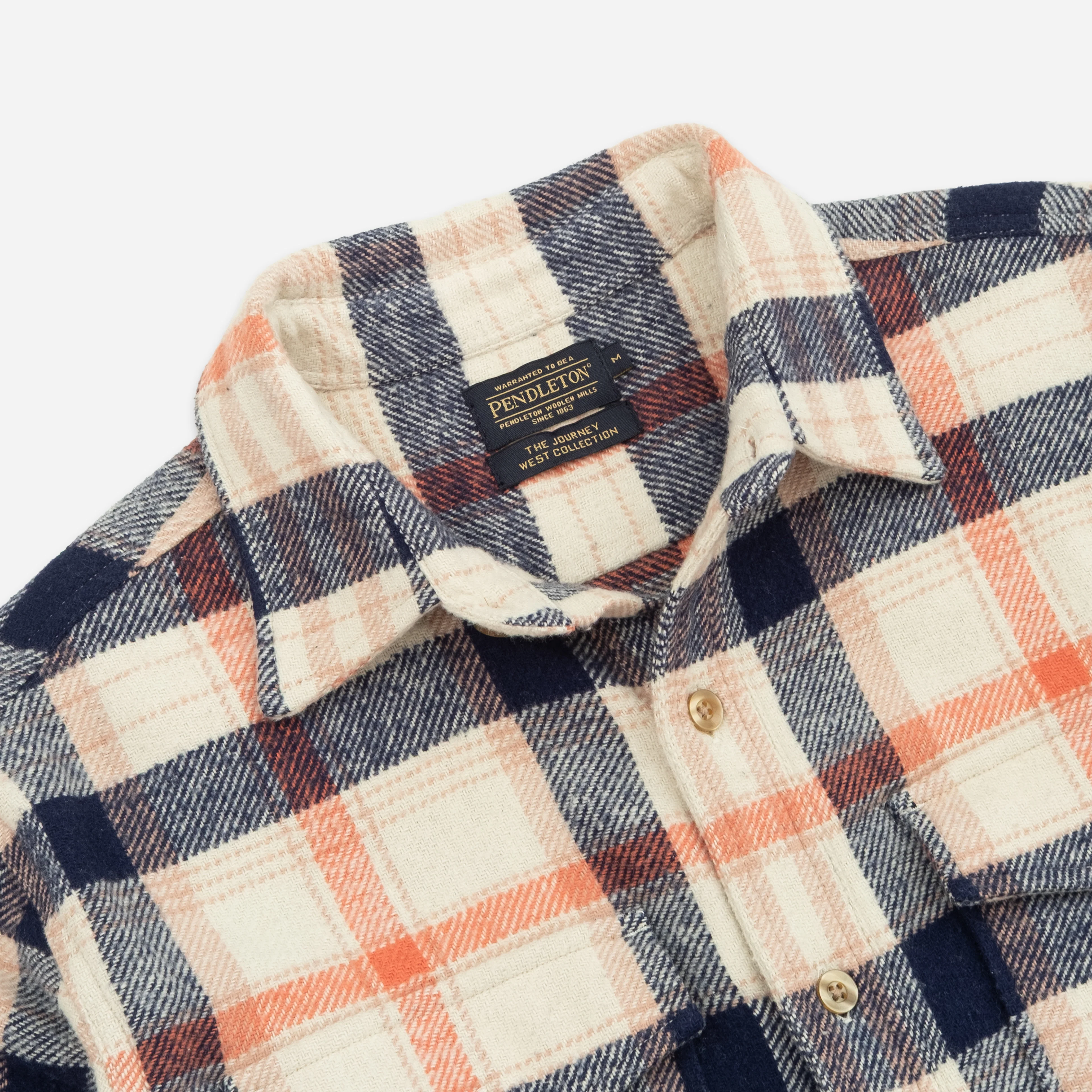 Big Pocket Shirt - Silver Lining/Orange - Image 4