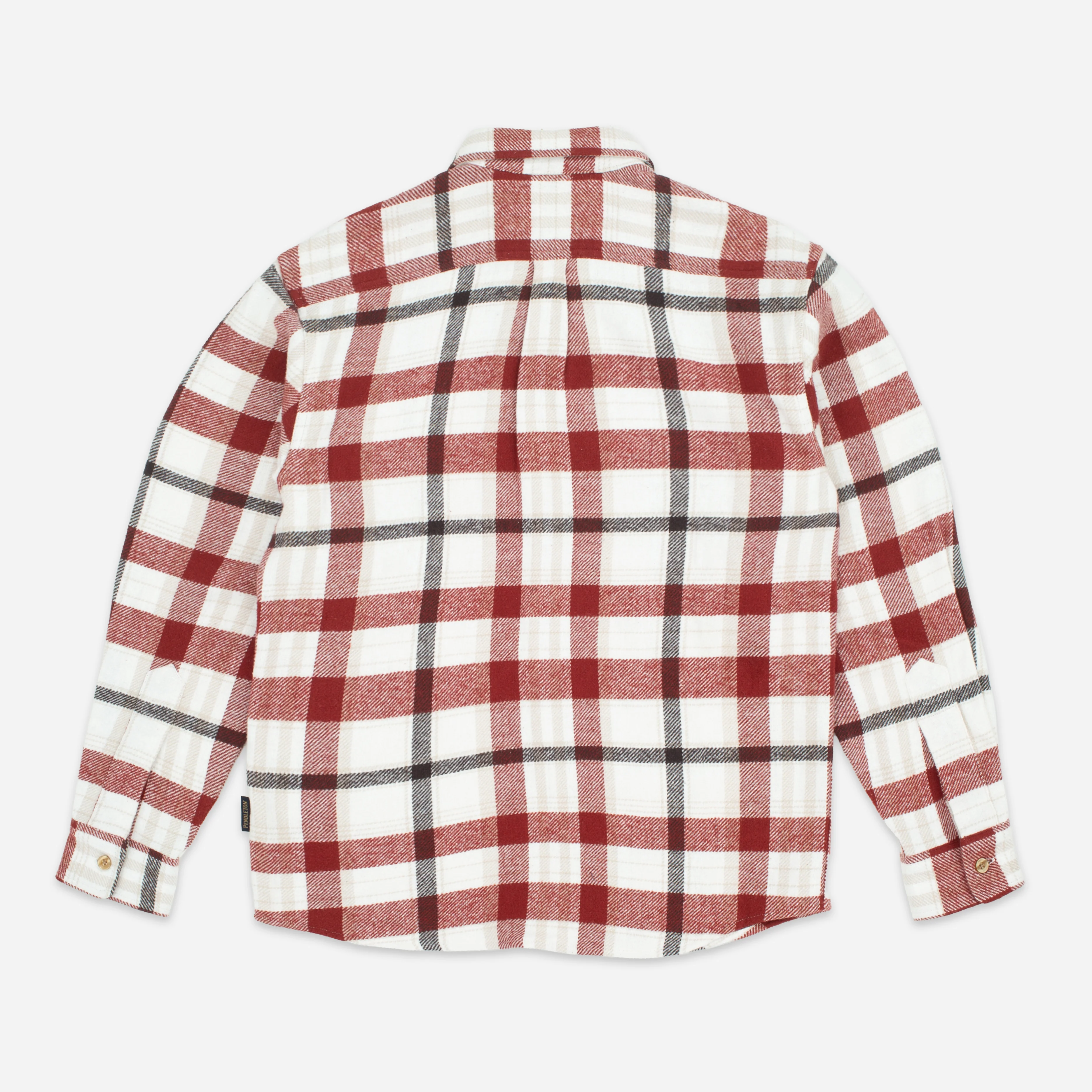 Big Pocket Shirt - White/Brandy Brown - Image 2