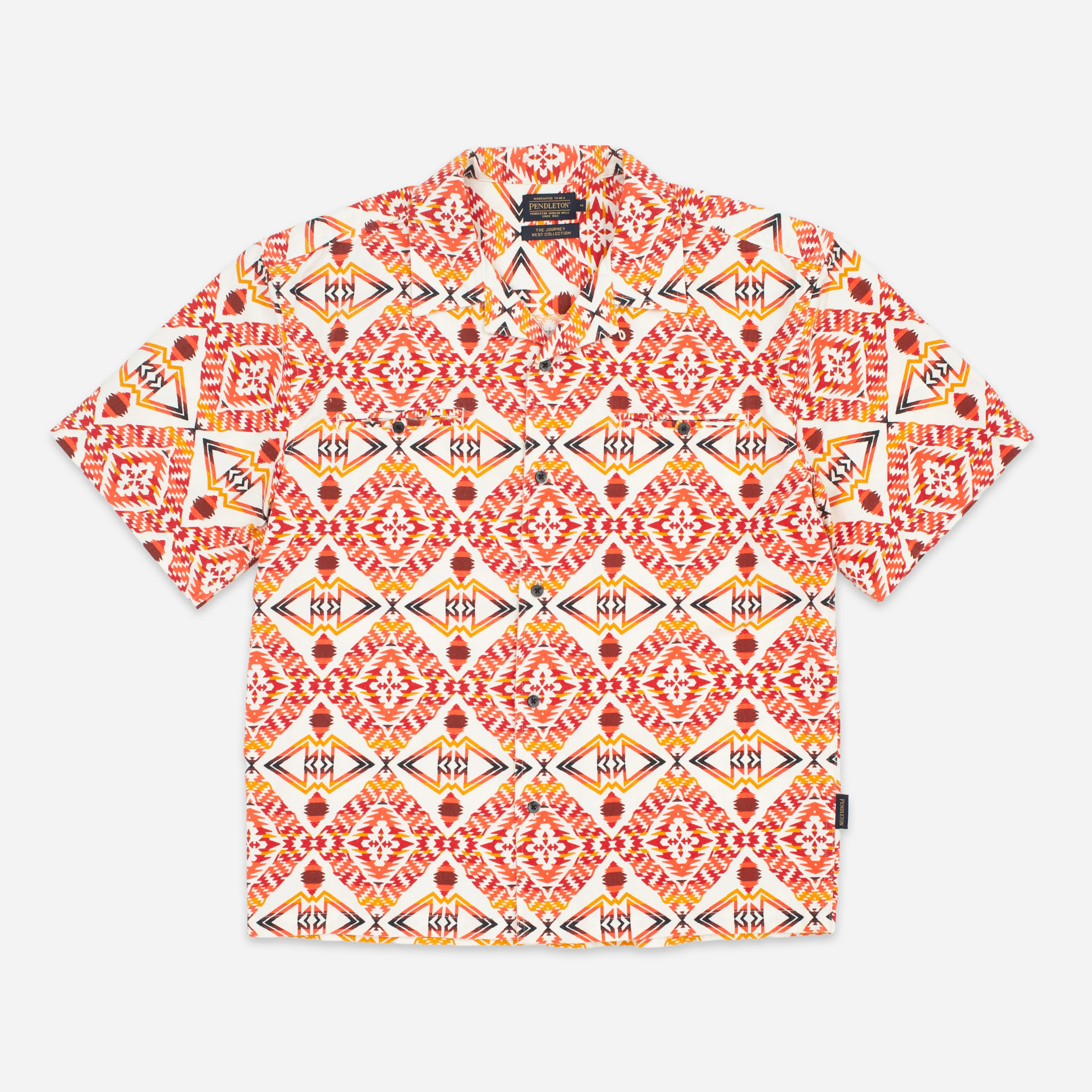 Two Pocket Camp Shirt - Thunder Earthquake Cream