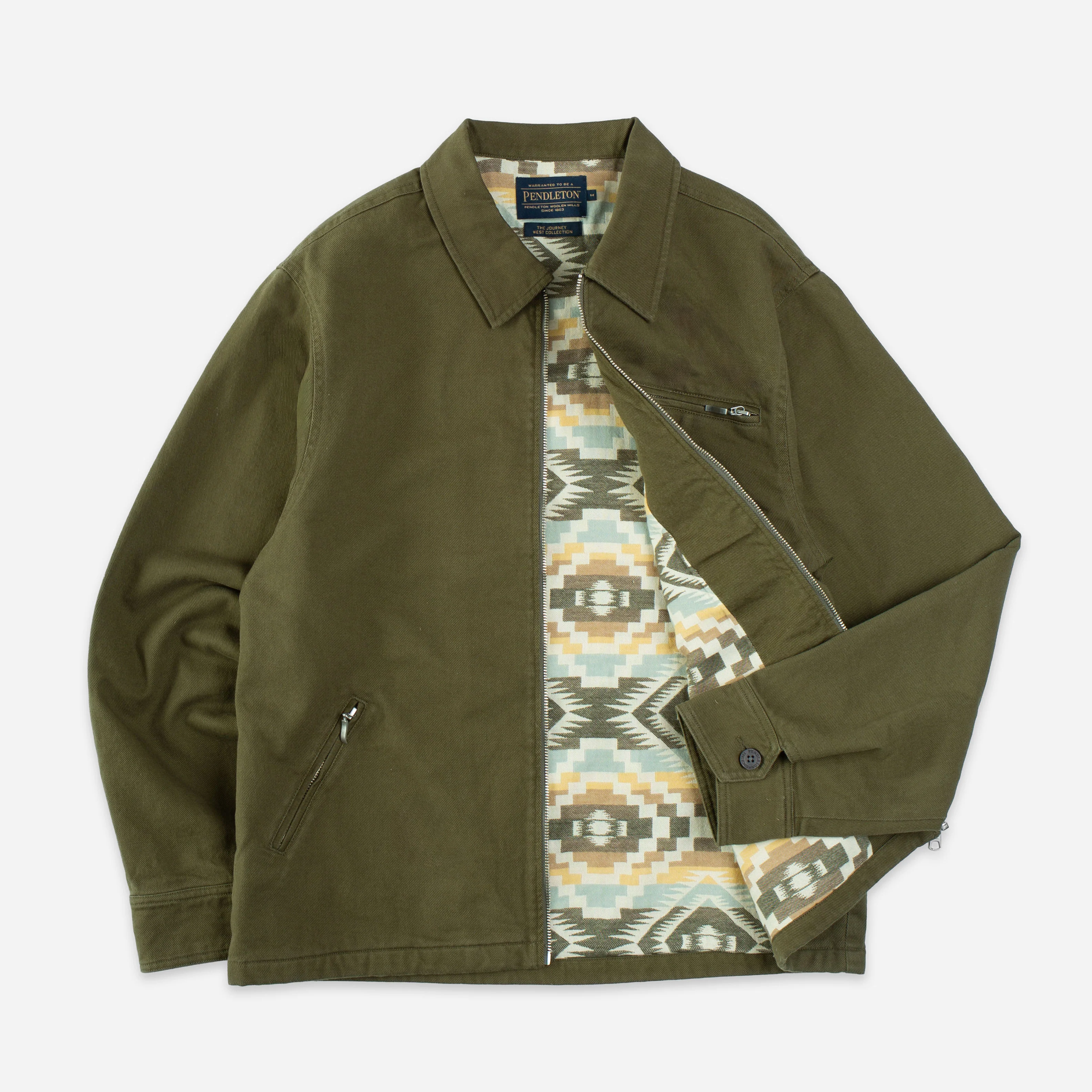 Blanket Lined Jacket - Sage Green - Image 4