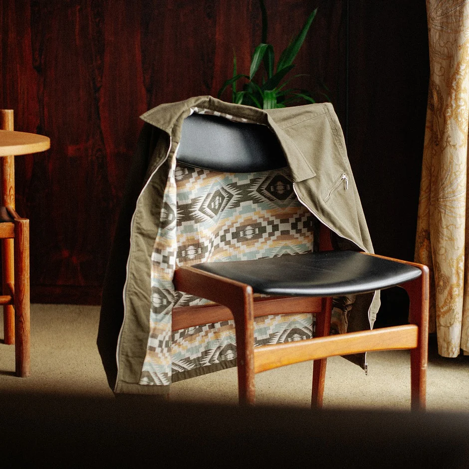 Blanket Lined Jacket - Sage Green - Image 6