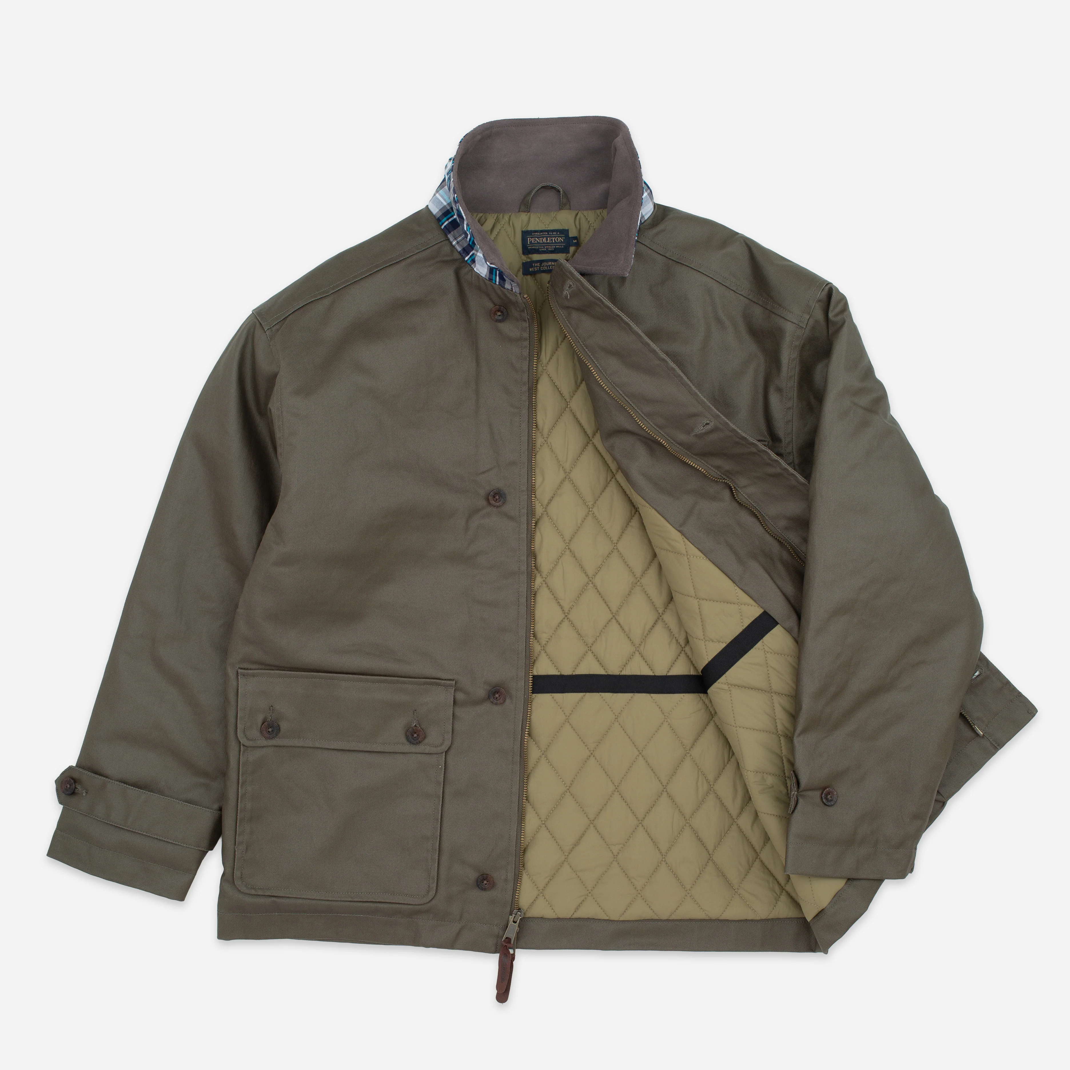 Waxed Hunting Jacket - Olive - Image 4