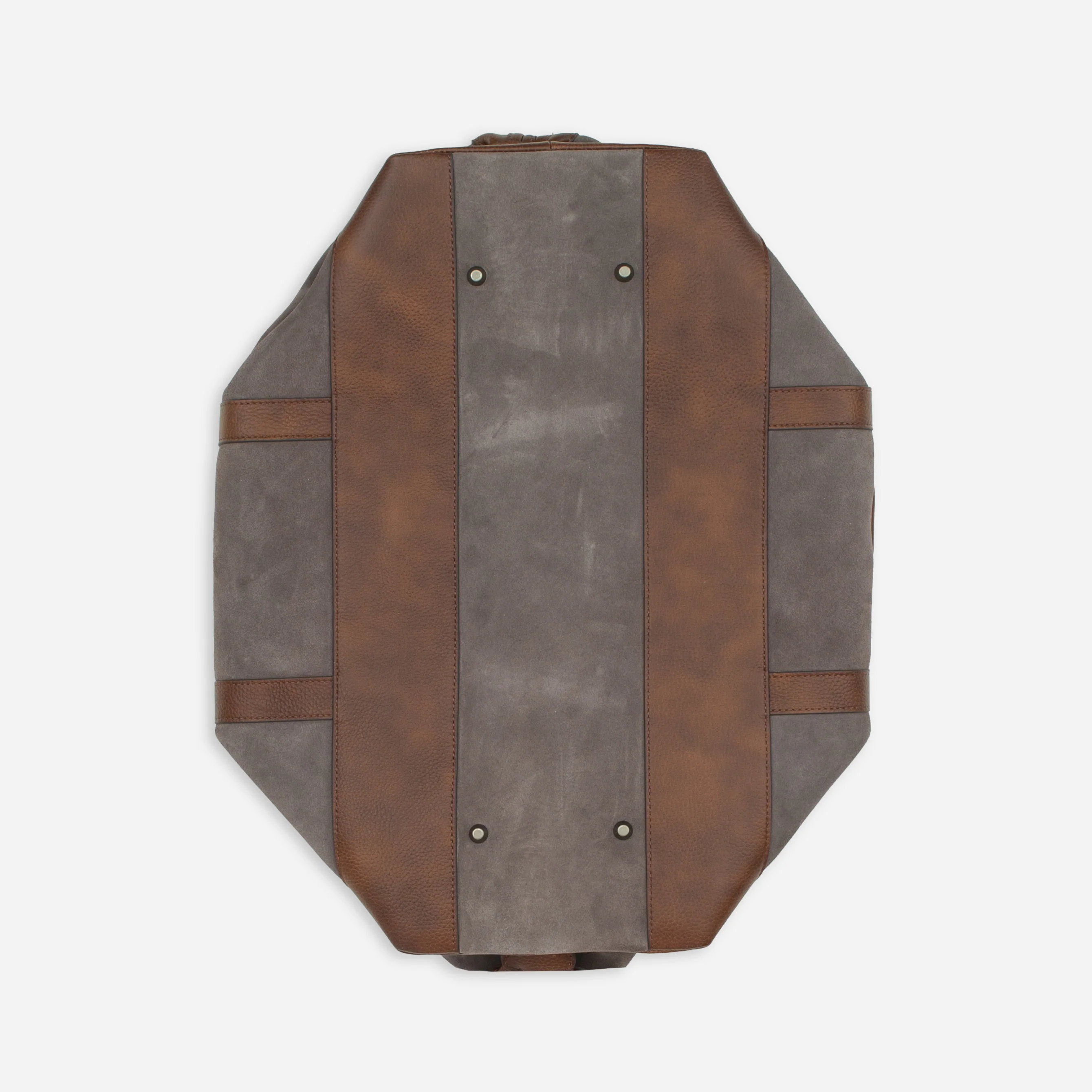 Suede Weekend Bag - Brown - Image 6