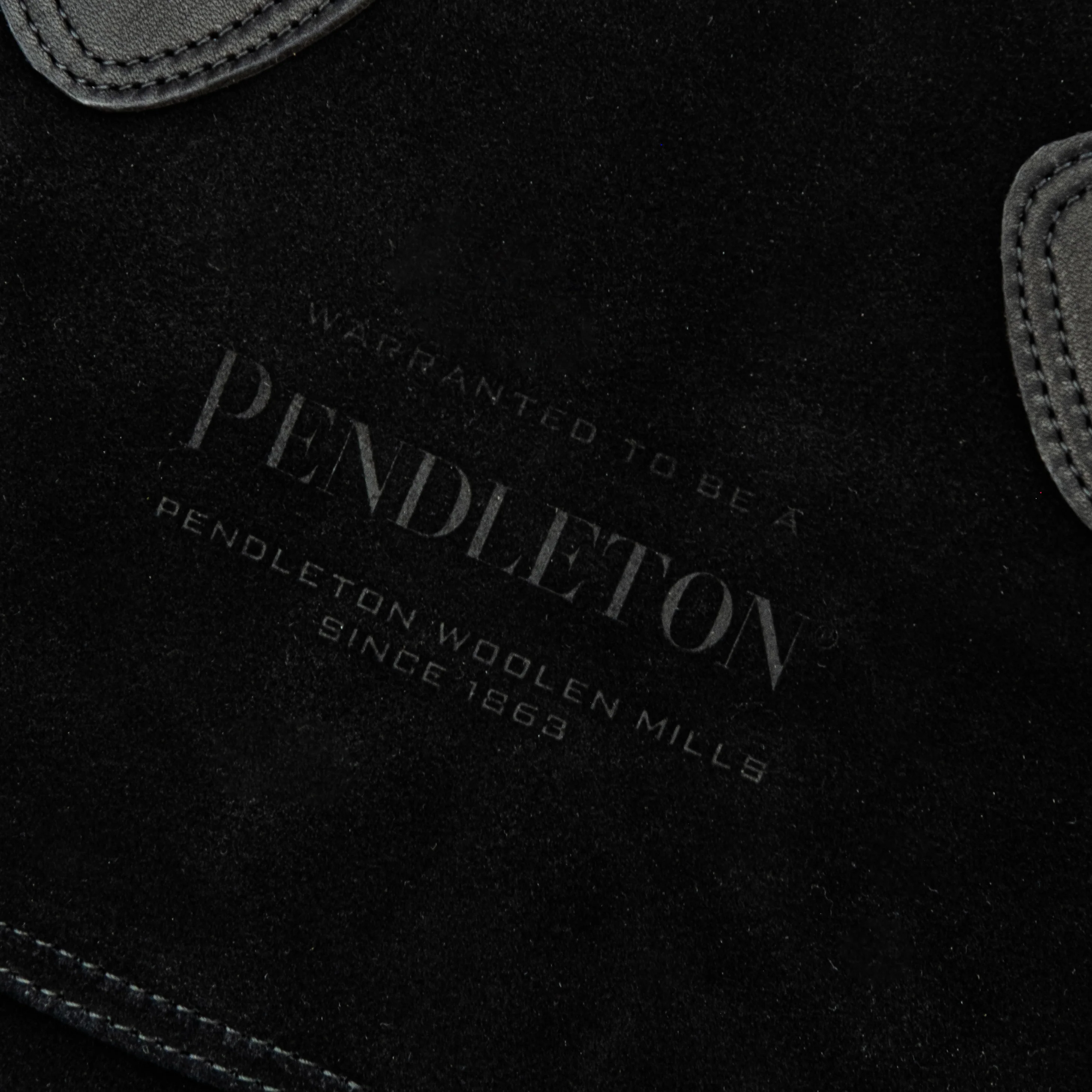 Suede Tote Bag - Black - Image 3
