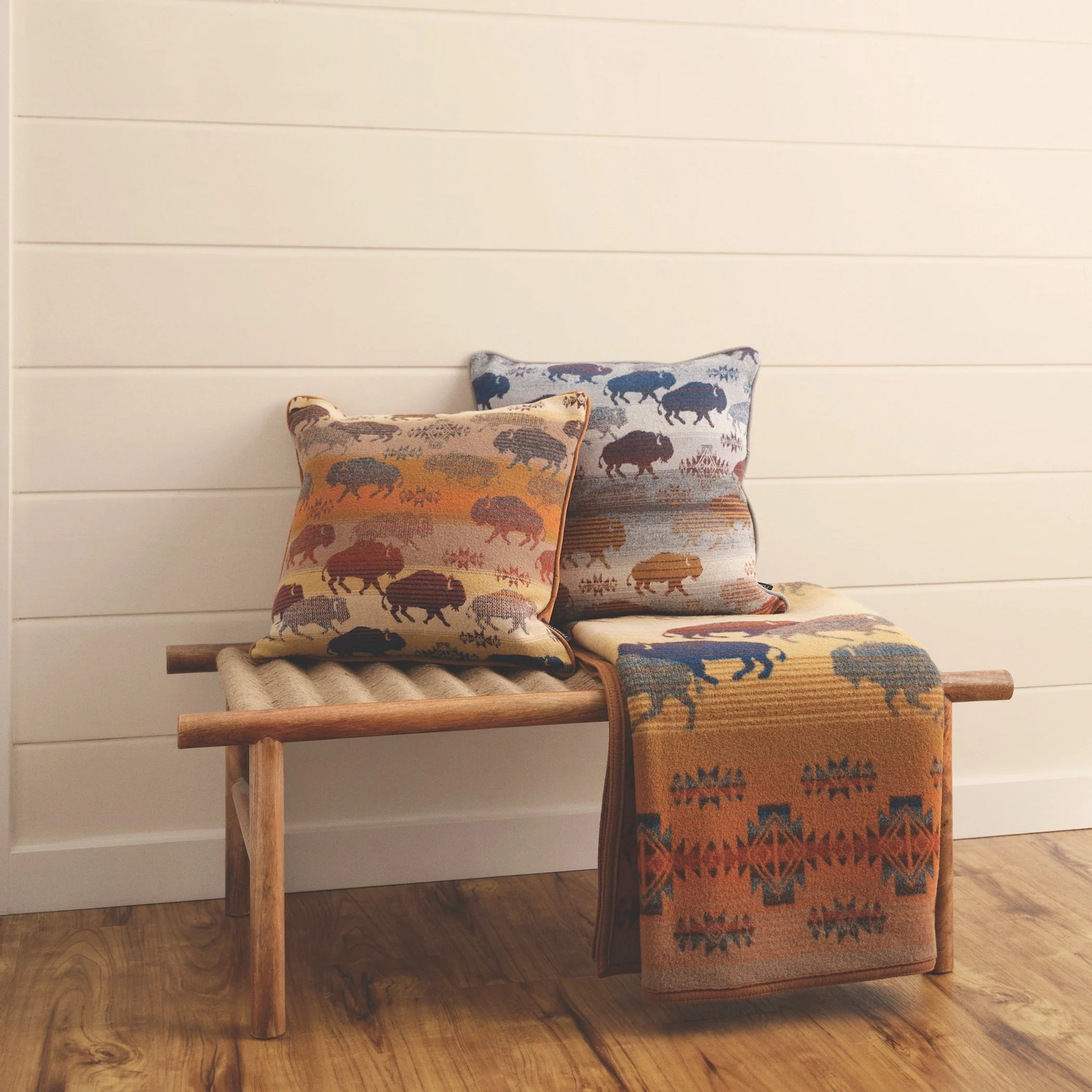 Prairie Rush Hour Pillow - Rustic - Image 2