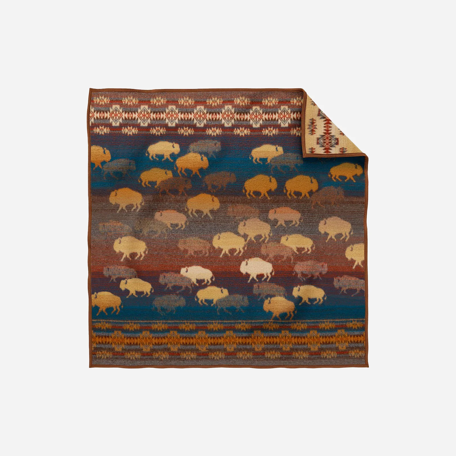 Jacquard Throw - Prairie Rush Hour - Image 3
