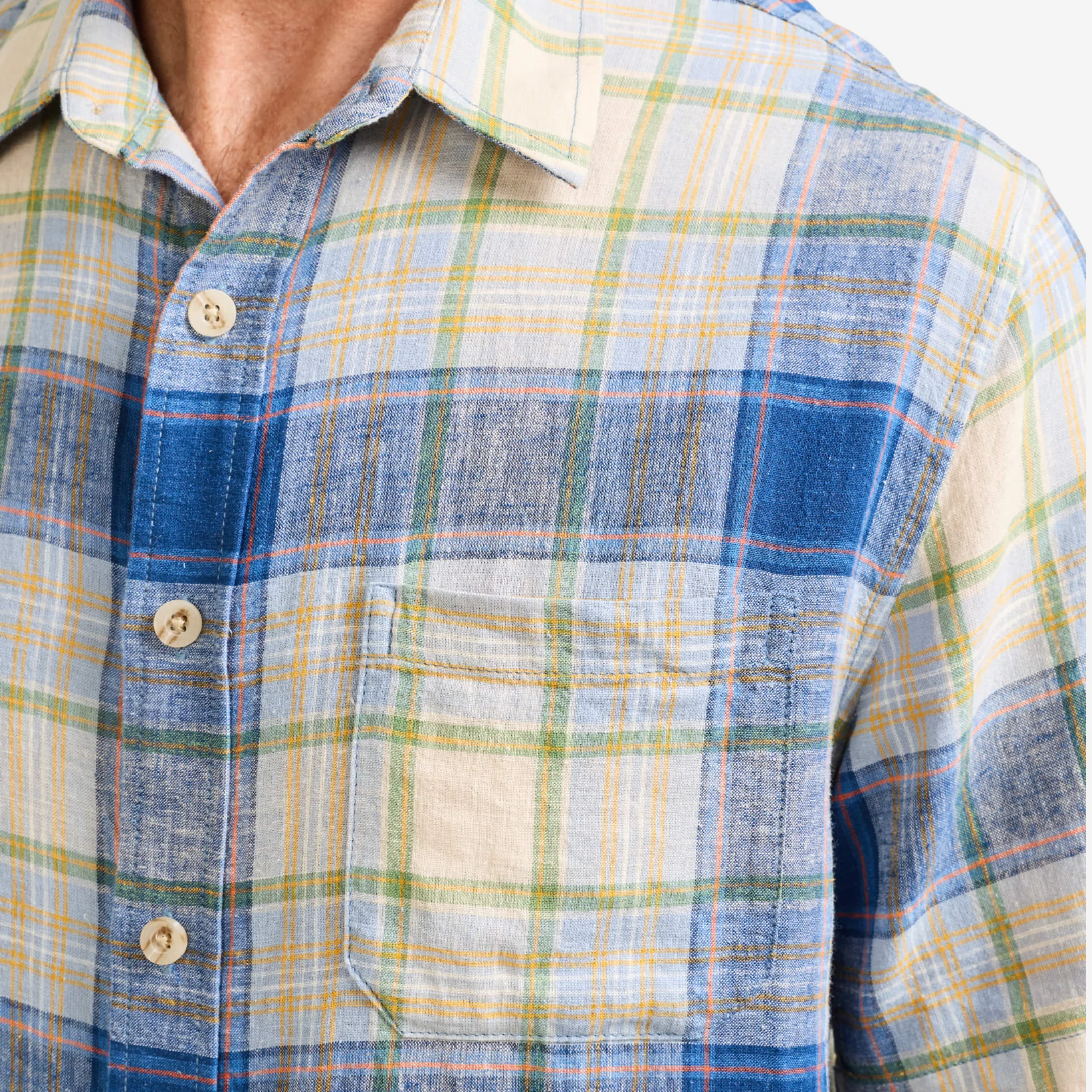 Shoreline Shirt - Blue Multi Plaid - Image 4