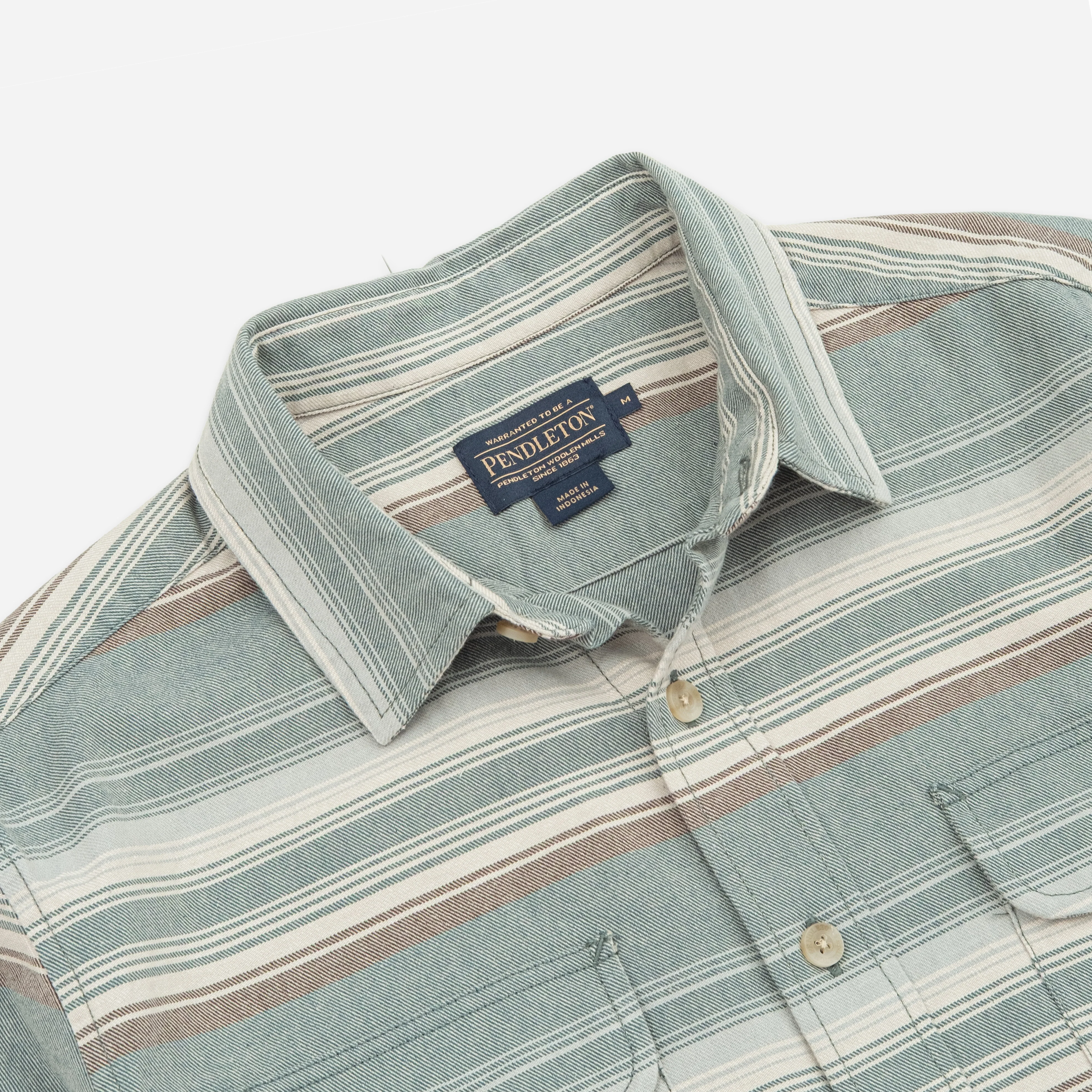 Beach Shack Shirt - Teal Stripe - Image 2