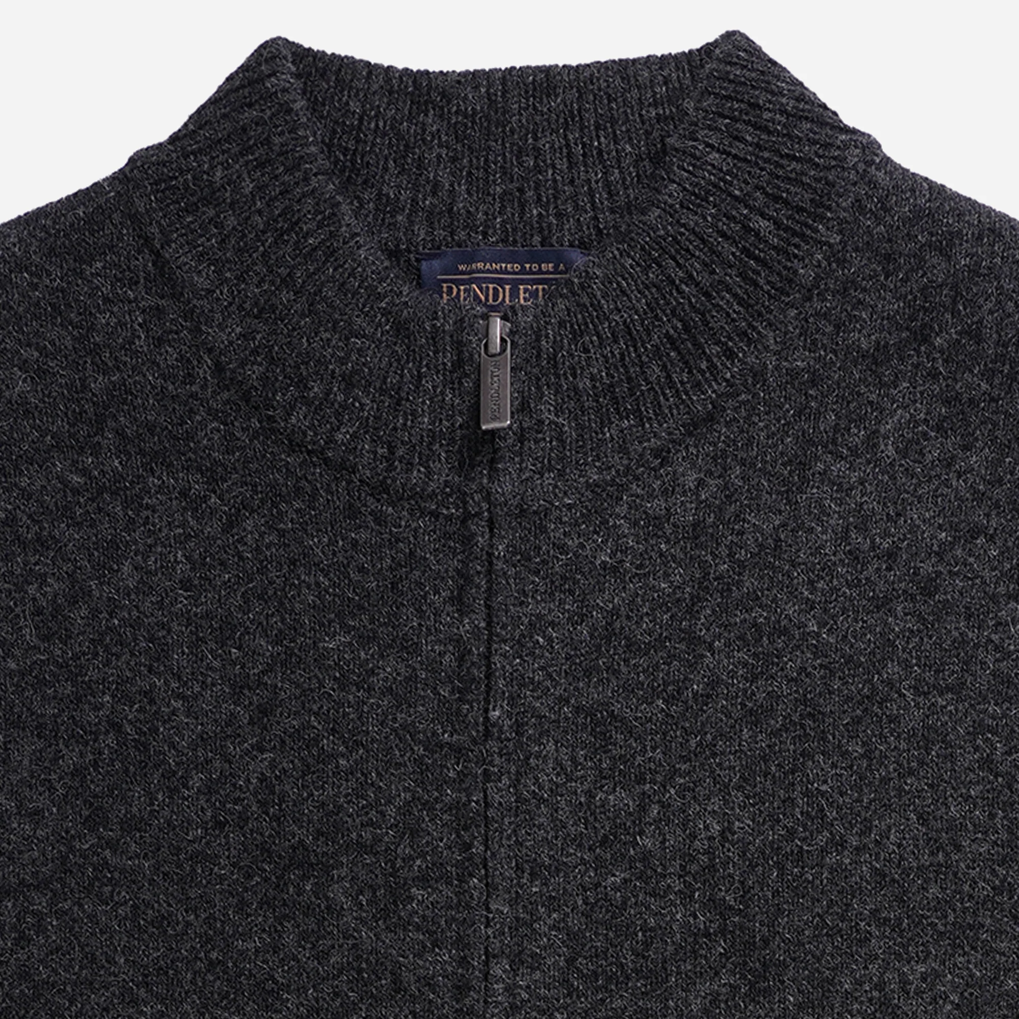 Wool Sweater Vest - Black Heather - Image 2