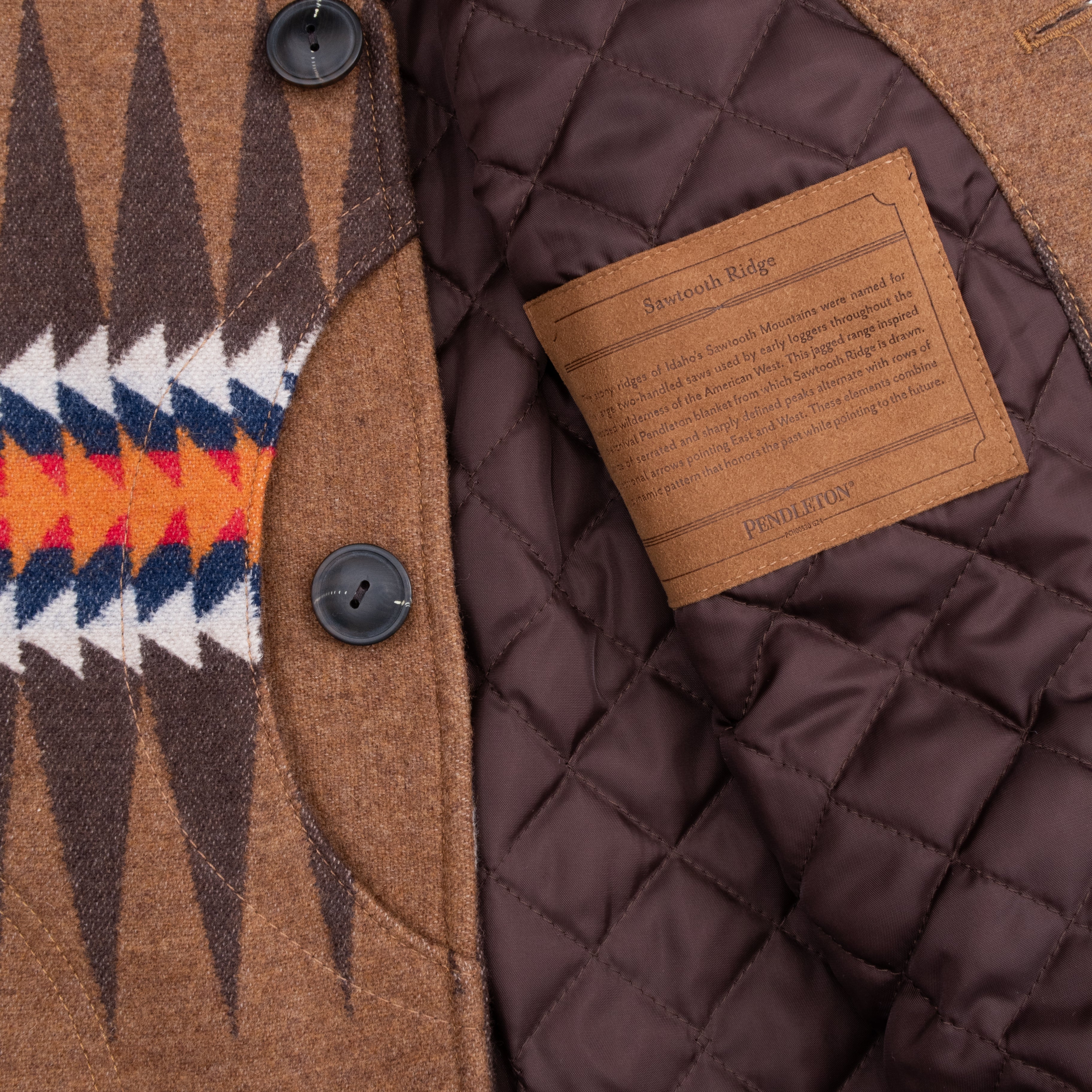 Quilted Field Vest - Sawtooth Ridge Brown - Image 3