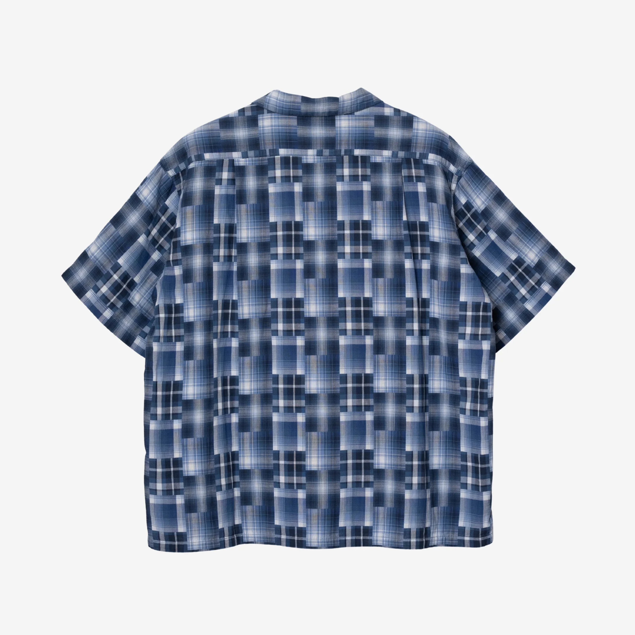 SS Open Collar Shirt - Indigo - Image 2