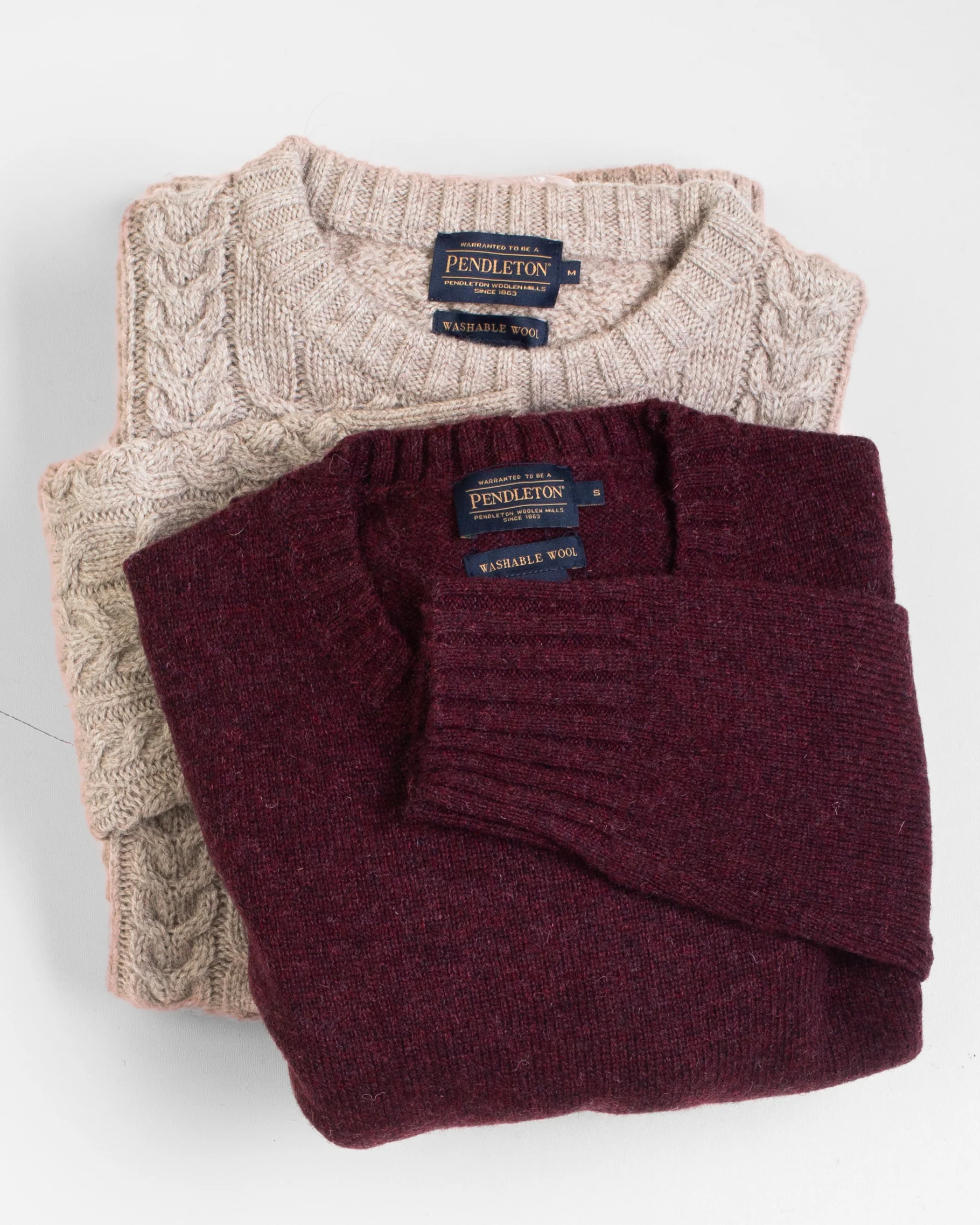 Womens Relaxed Shetland Sweater - Burgundy Heather - Image 7