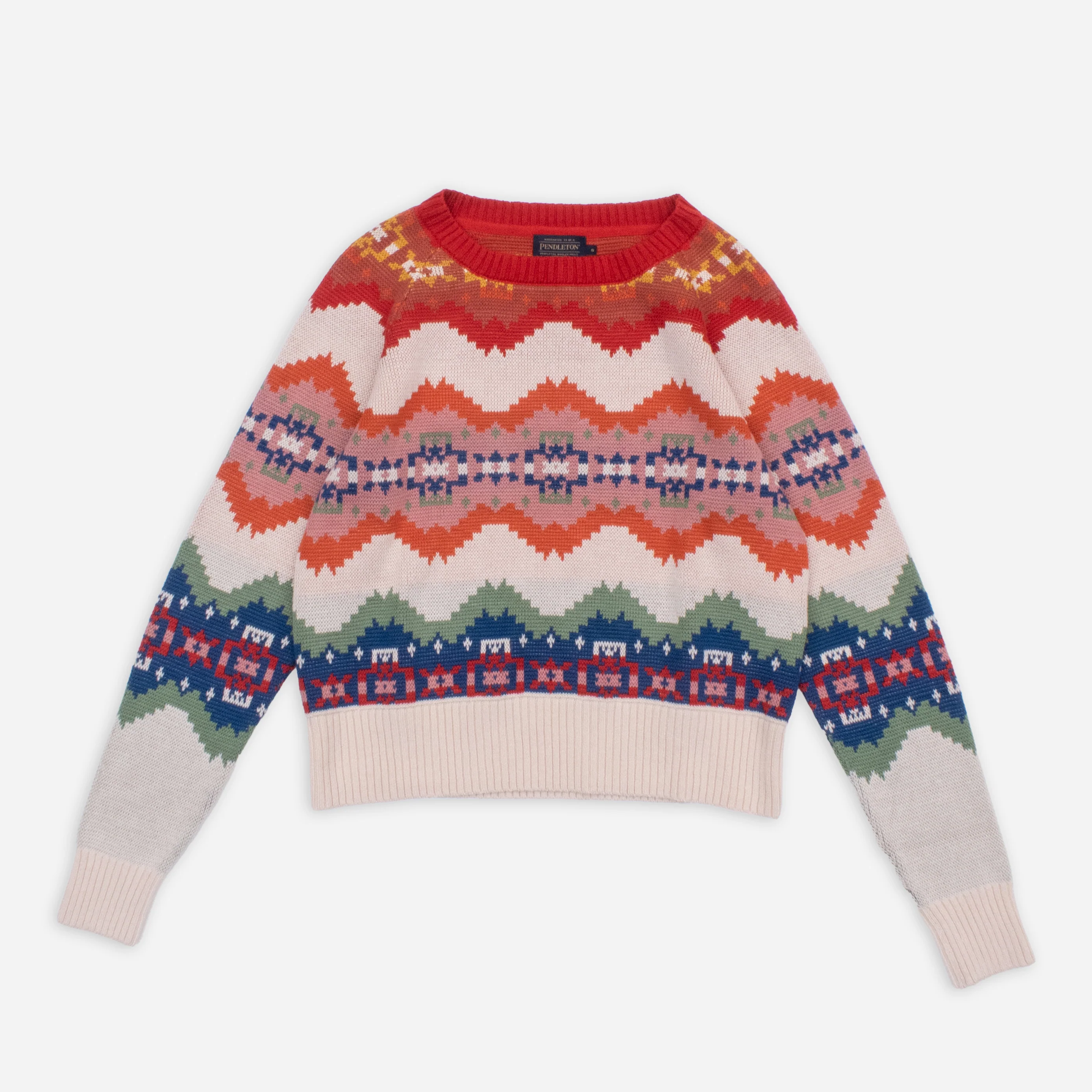 Womens Raglan Multi Sweater - Multi - Image 5