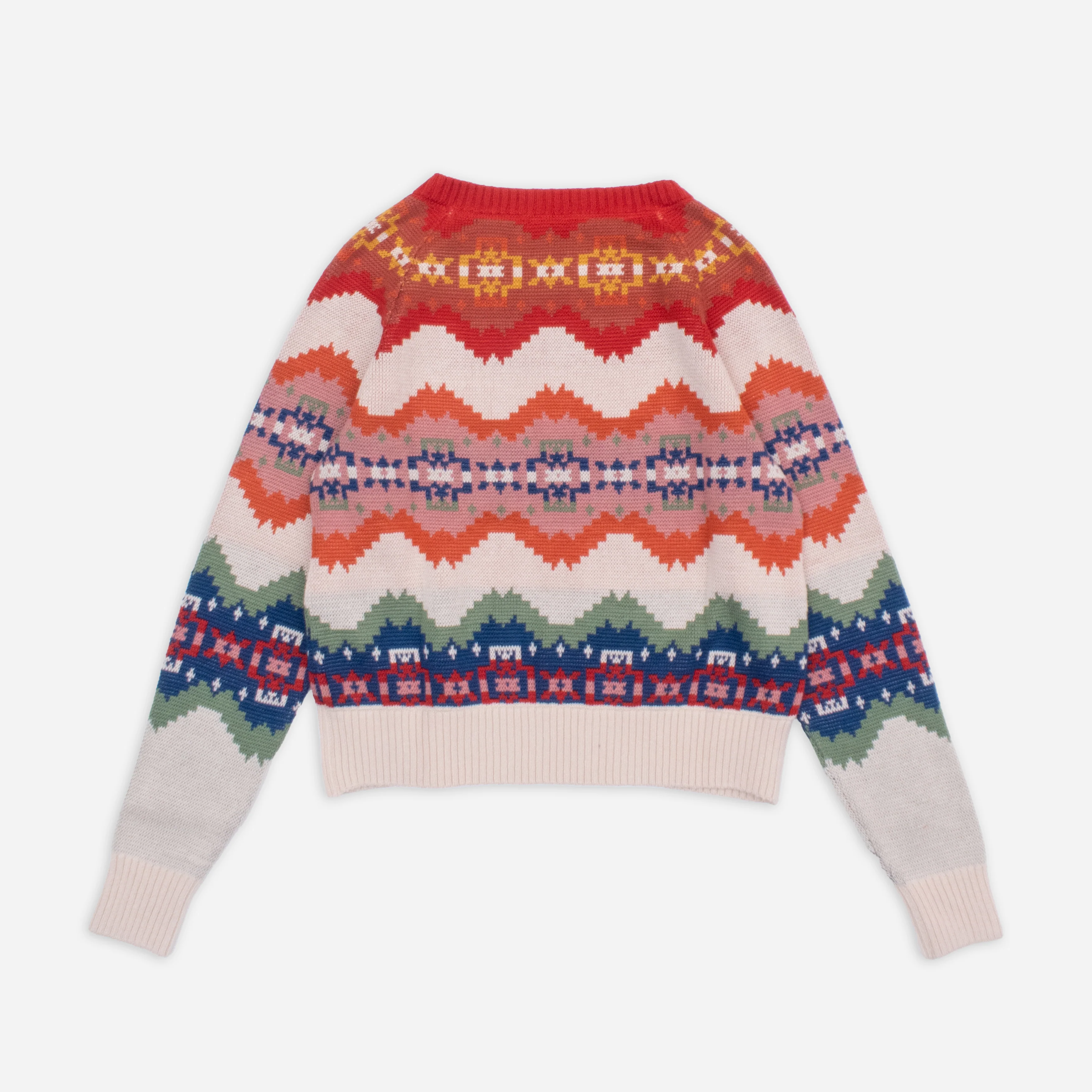 Womens Raglan Multi Sweater - Multi - Image 7