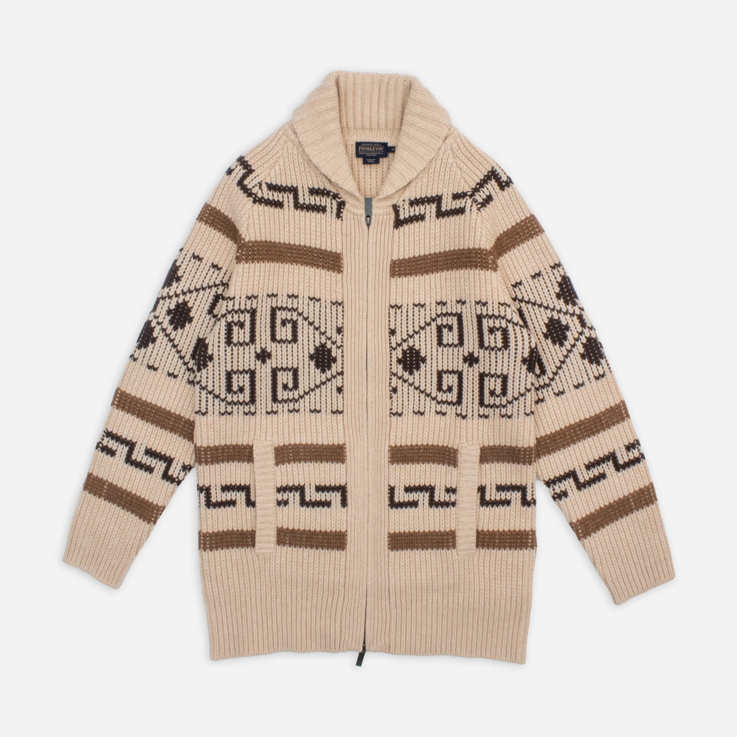 Womens Westerley Cardigan - Tan/Brown Multi - Image 8