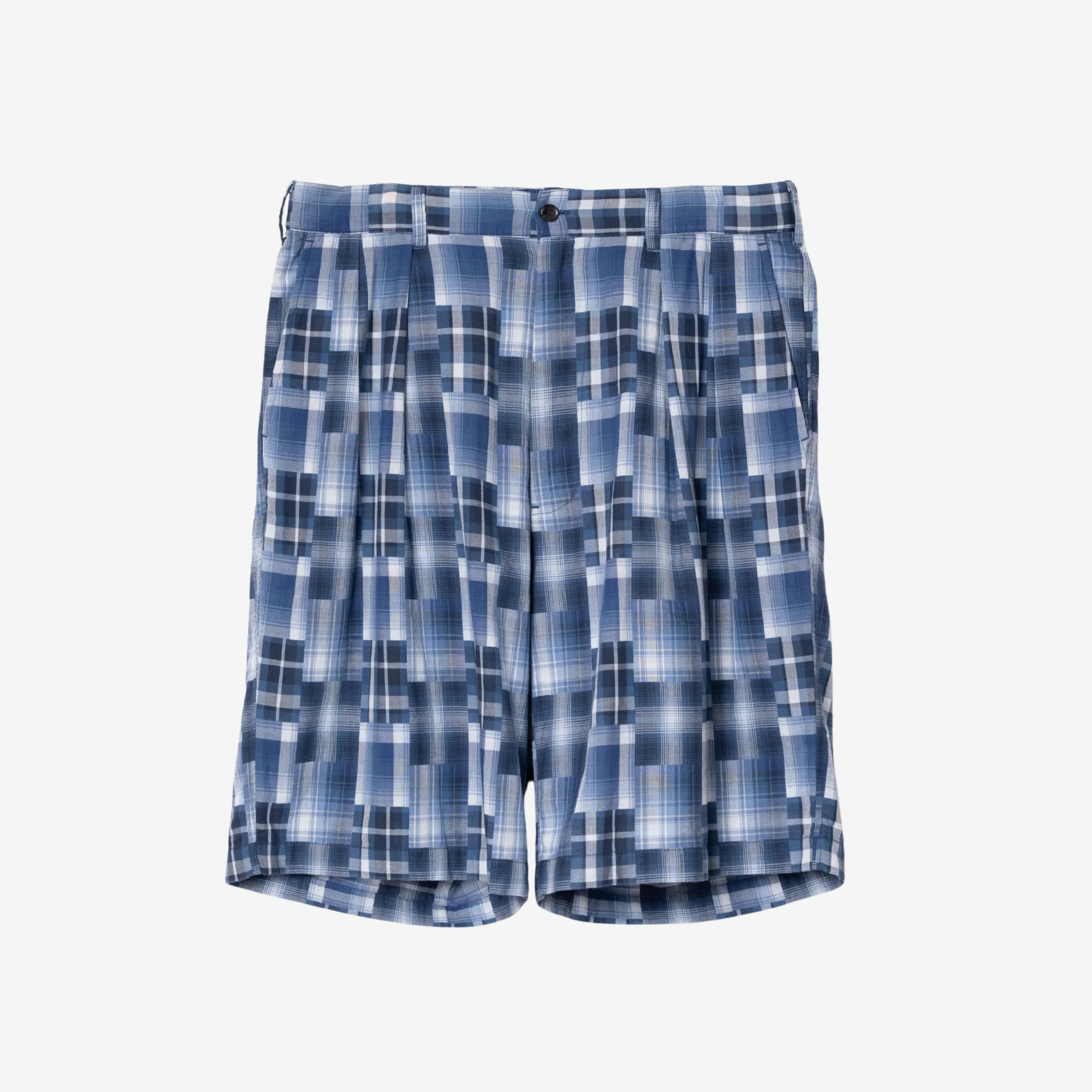 Two Pleat Shorts - Indigo