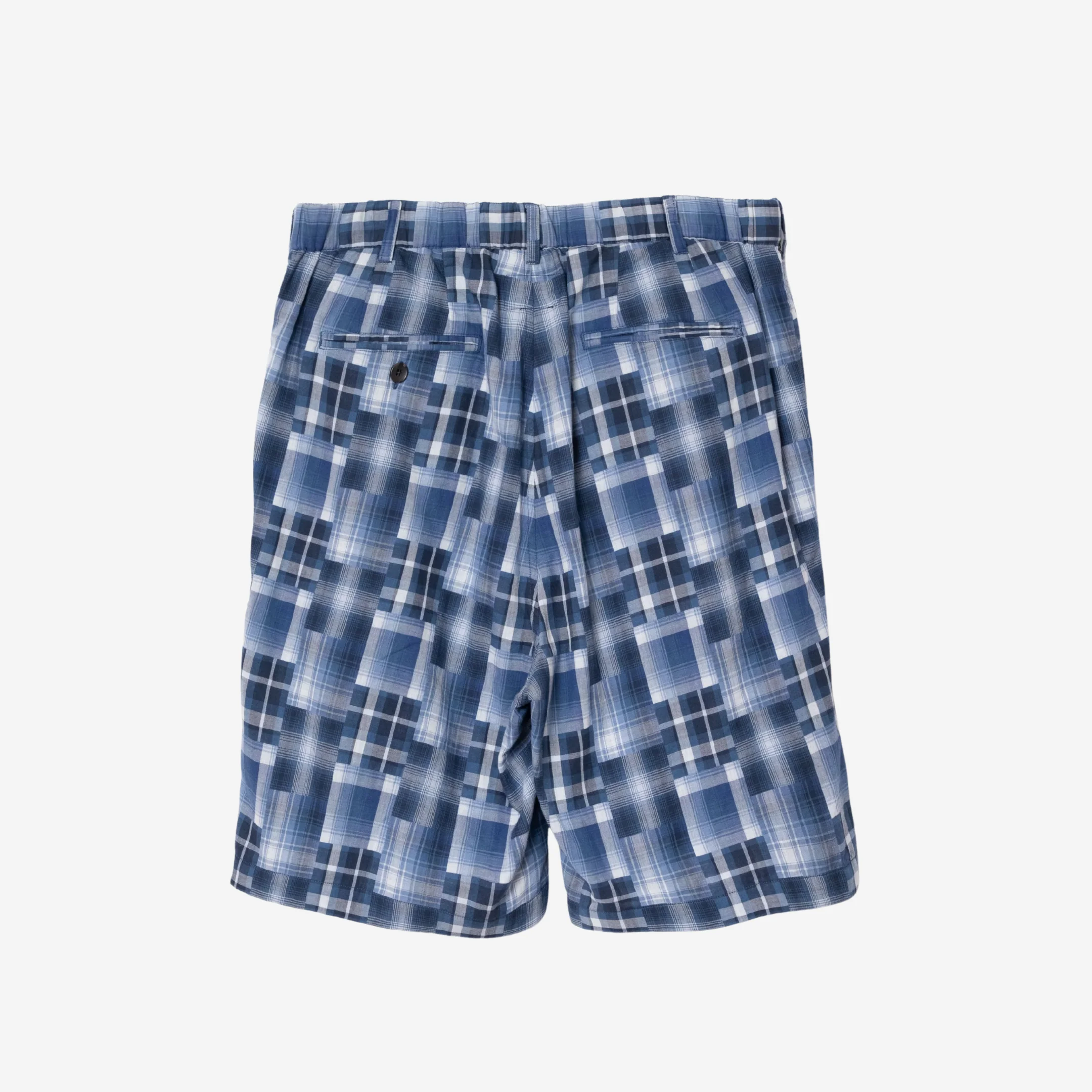 Two Pleat Shorts - Indigo - Image 2