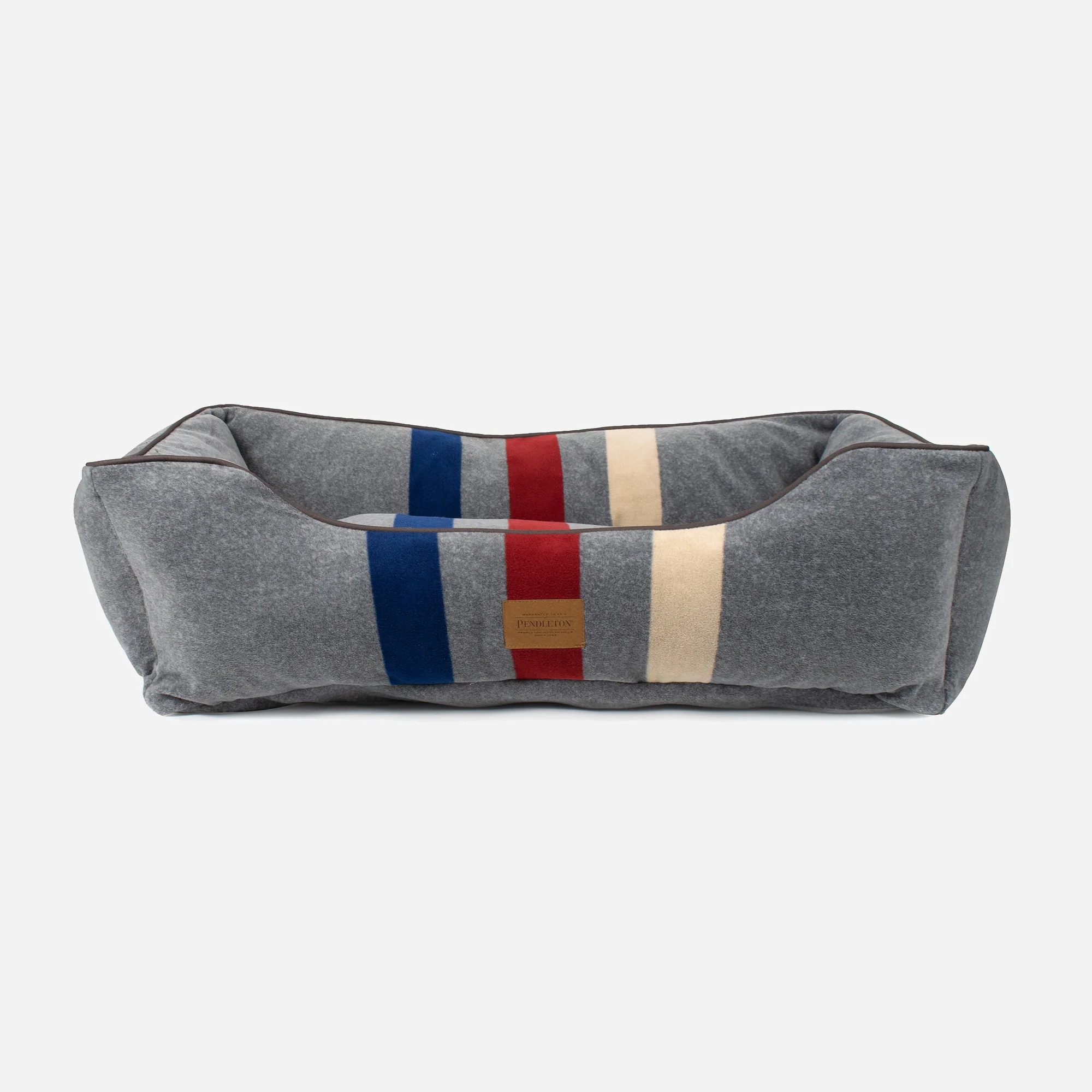 Vintage Camp Pet Kuddler - Grey Cabin Stripe - Image 2
