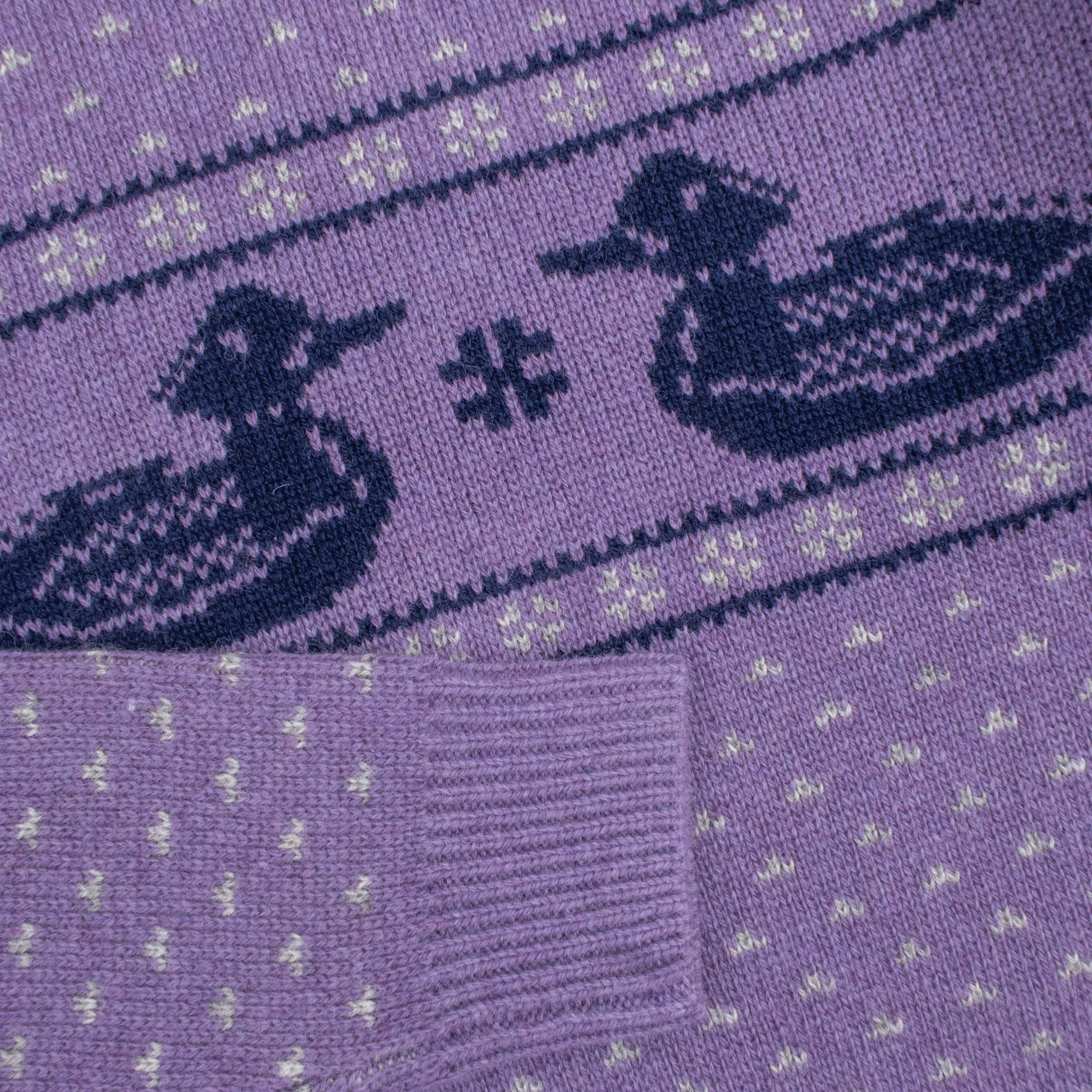 Women's Duck Sweater - Purple - Image 3
