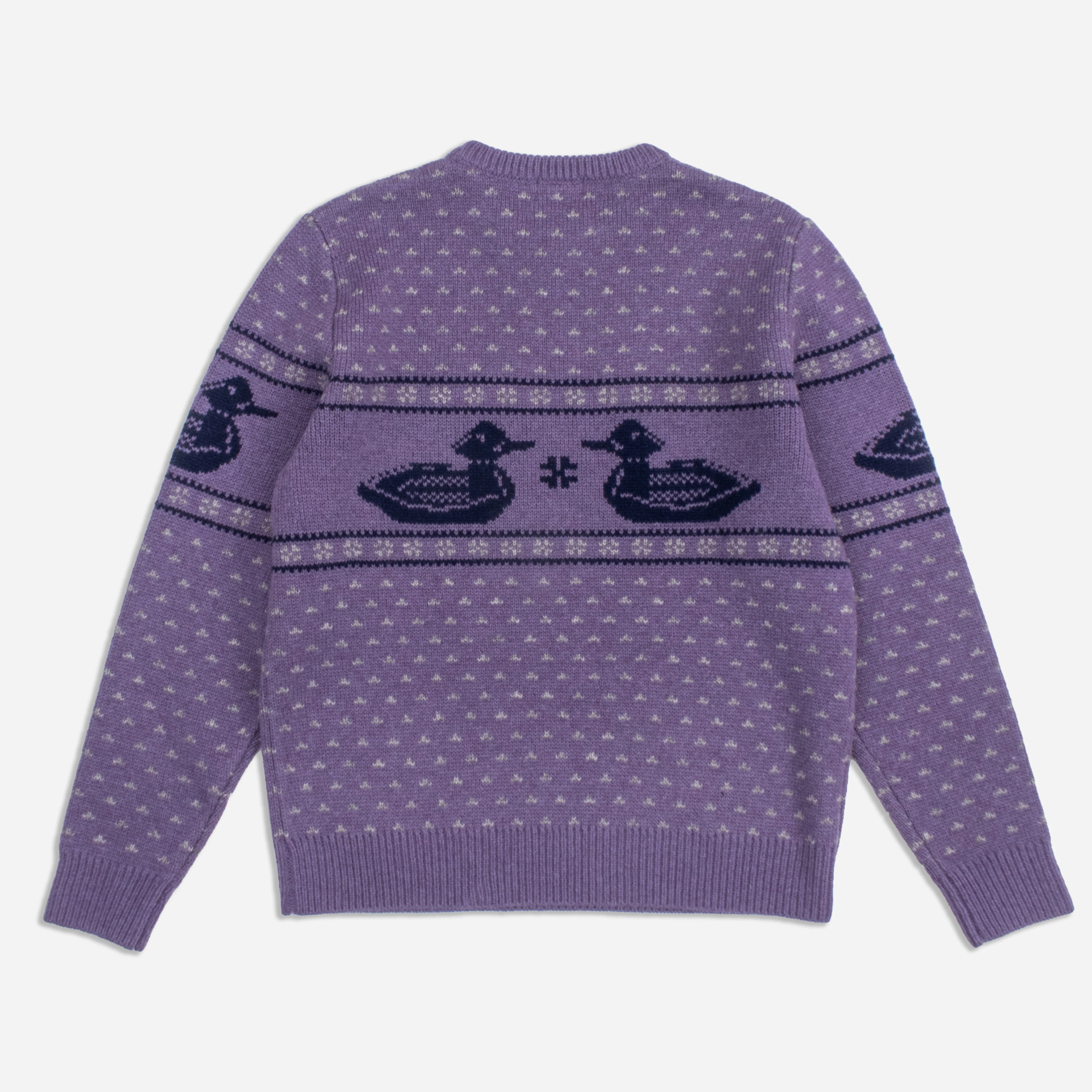 Women's Duck Sweater - Purple - Image 4