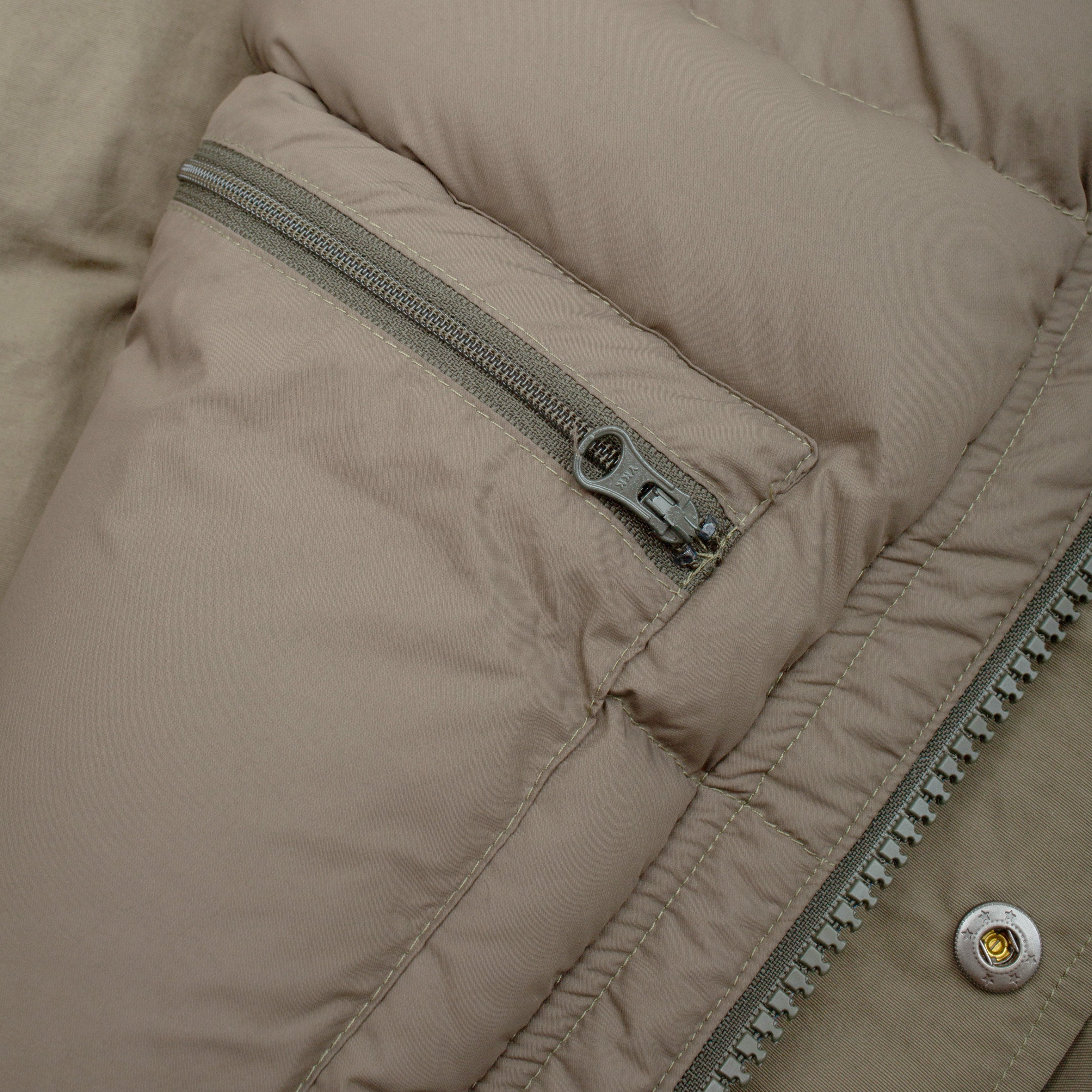 Flat Face Down Vest - Brown - Image 6