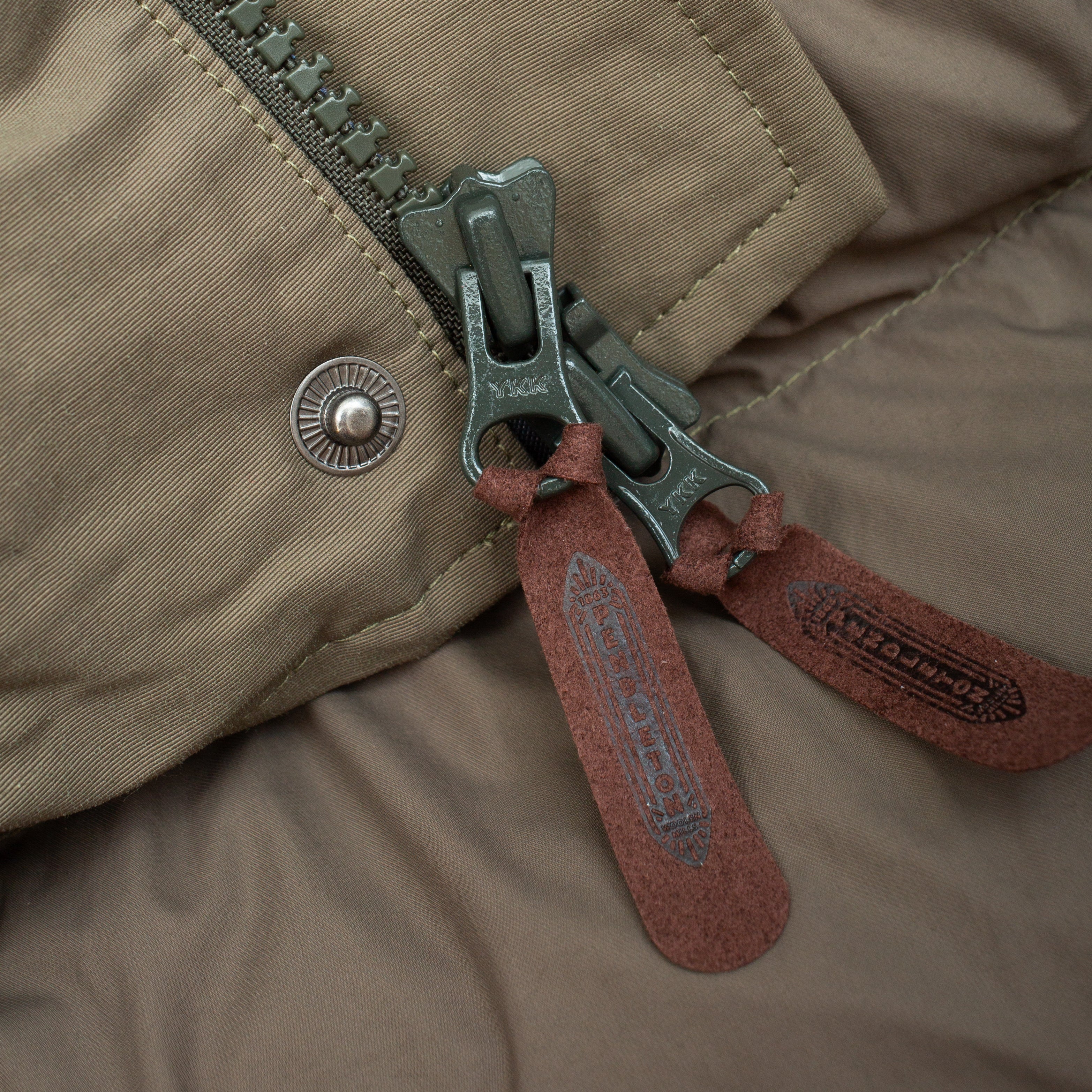 Flat Face Down Vest - Brown - Image 7