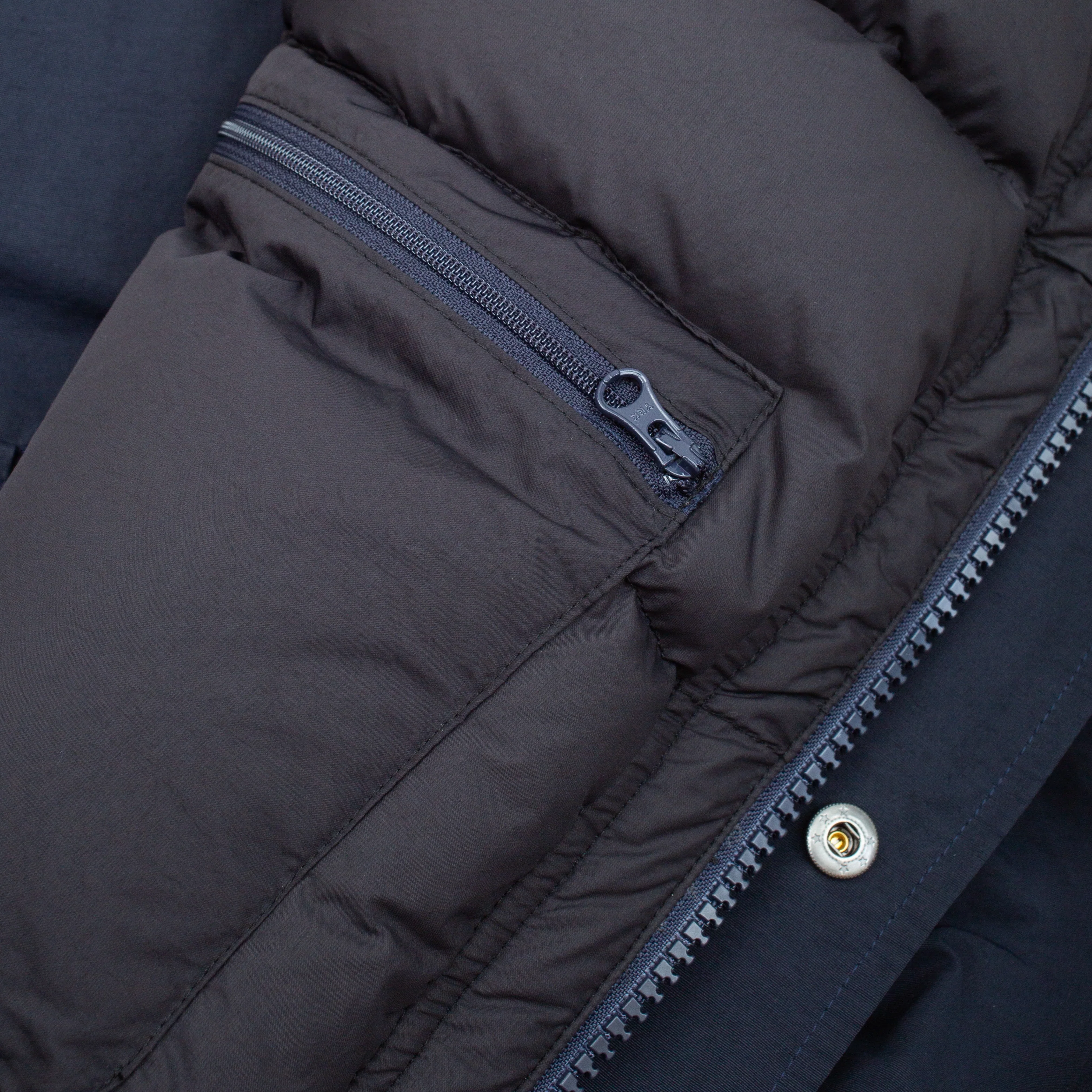 Flat Face Down Vest - Navy - Image 6