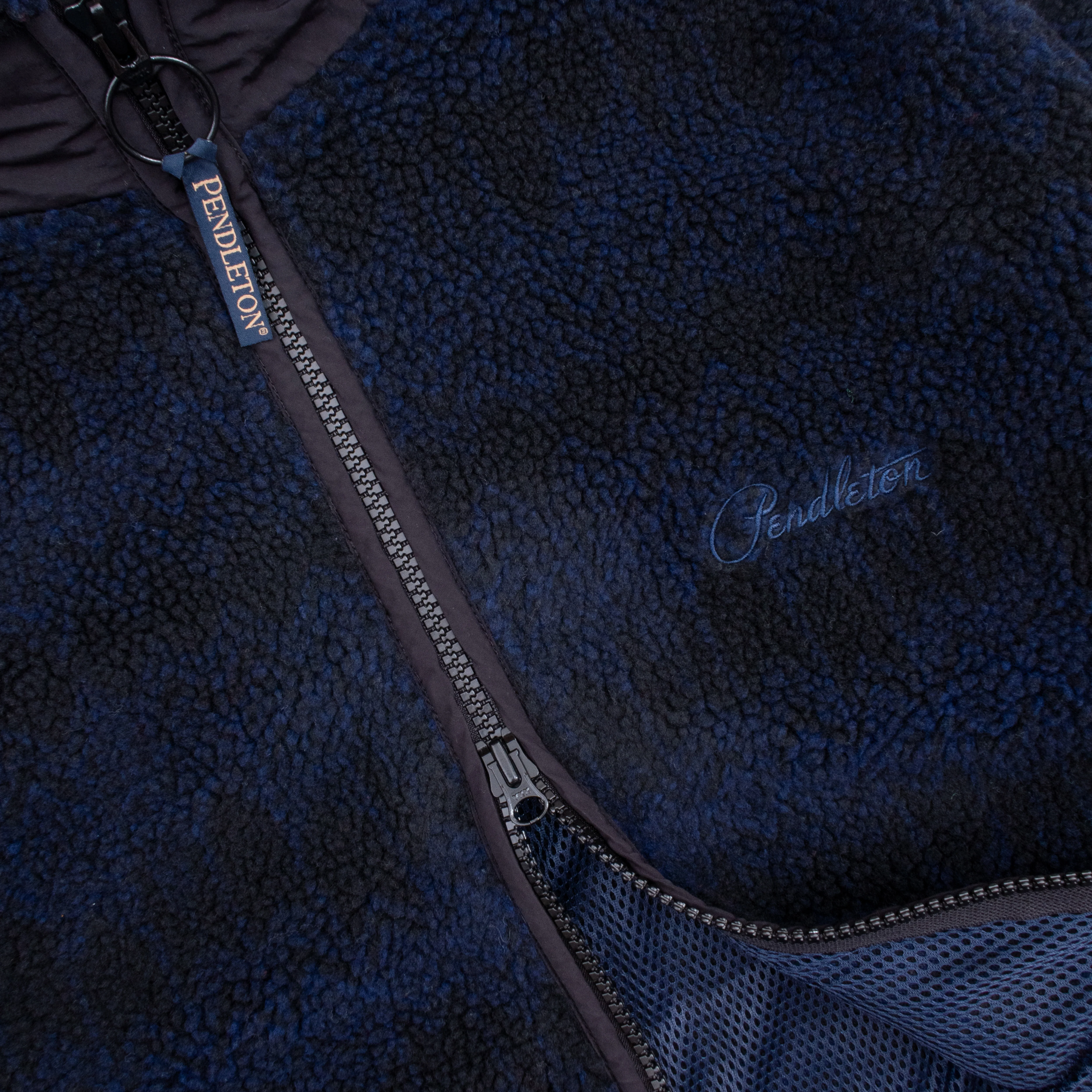 Jacquard Sherpa Fleece Jacket - Skywalkers Navy - Image 3