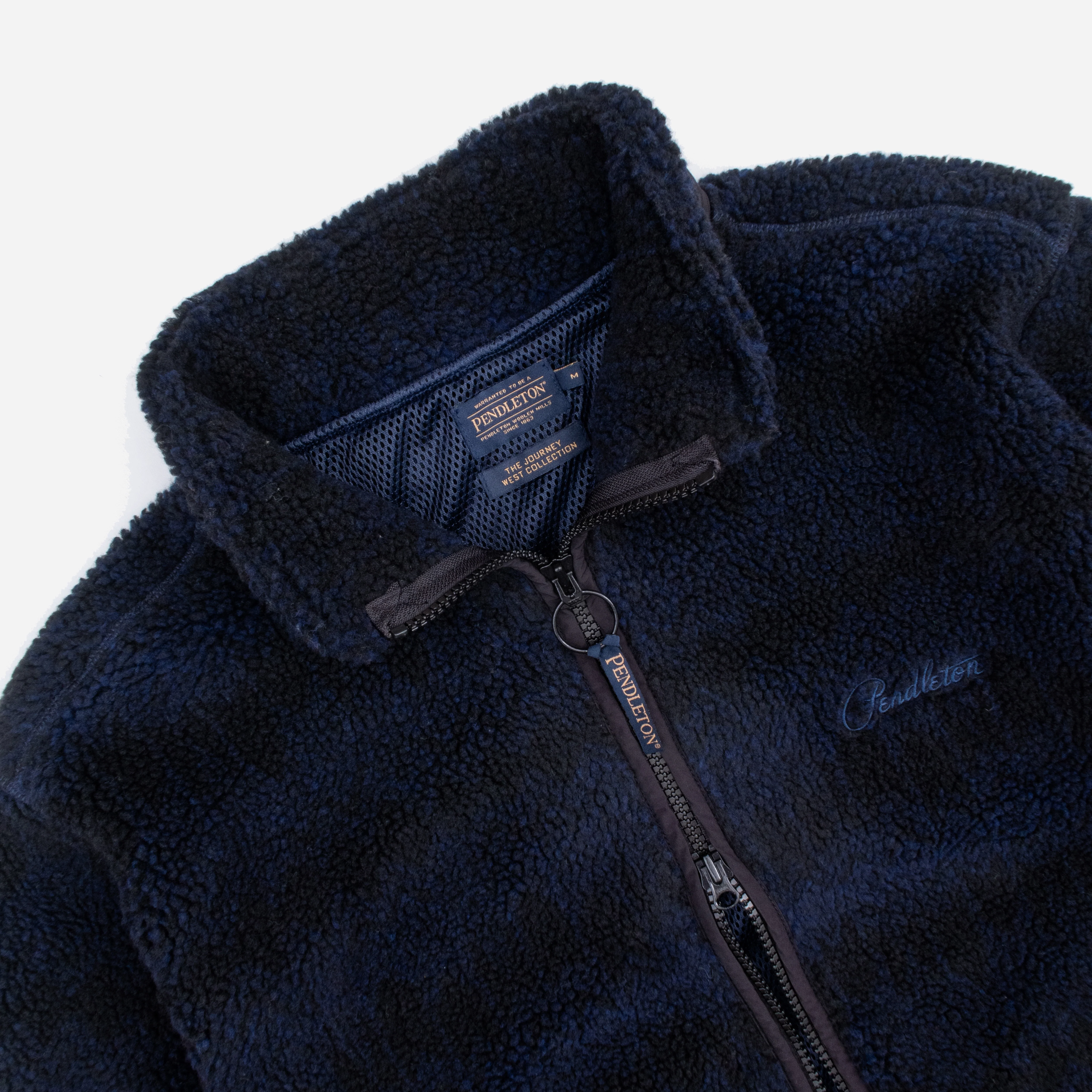 Jacquard Sherpa Fleece Jacket - Skywalkers Navy - Image 4