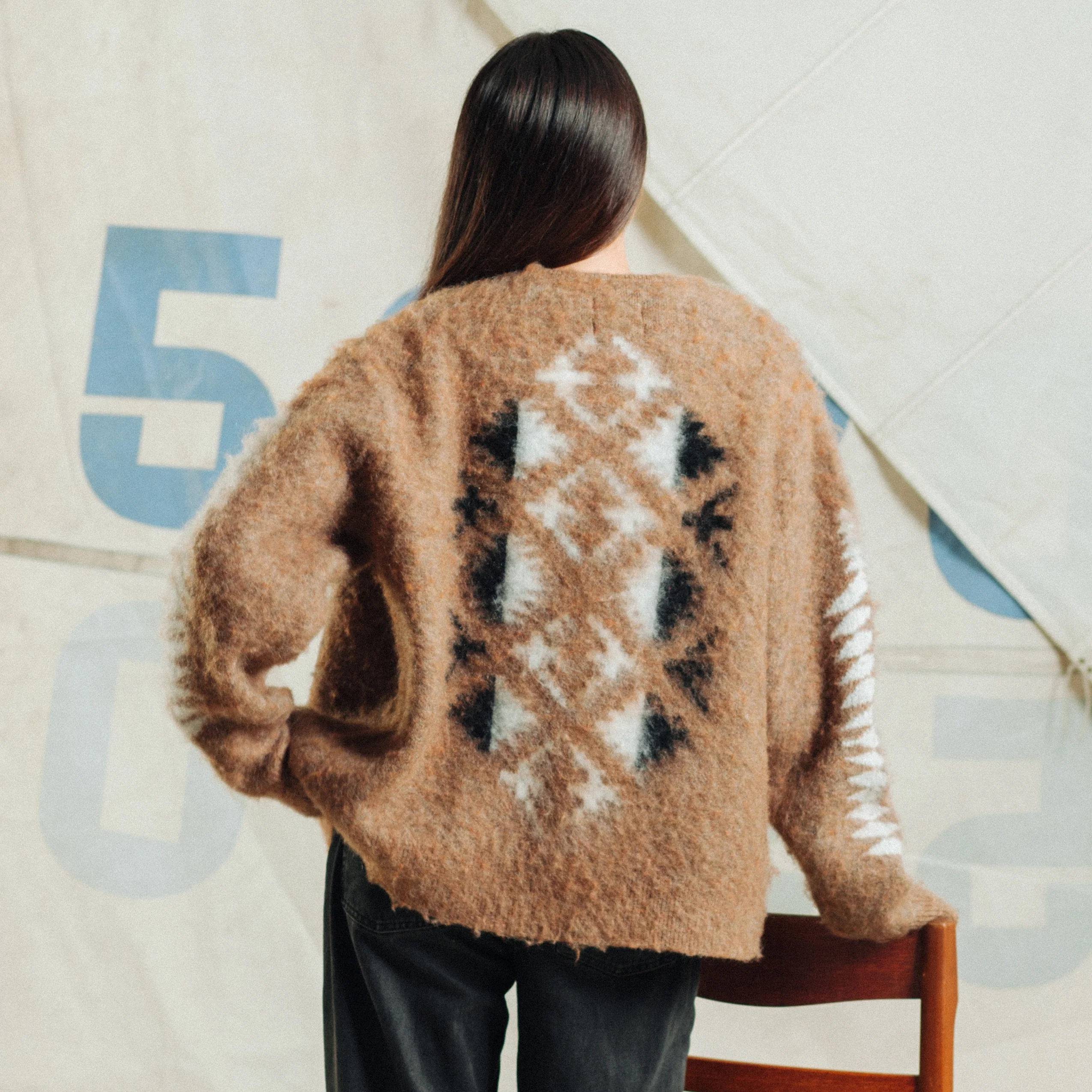 Women's Mohair Cardigan - Spider Rock - Image 6