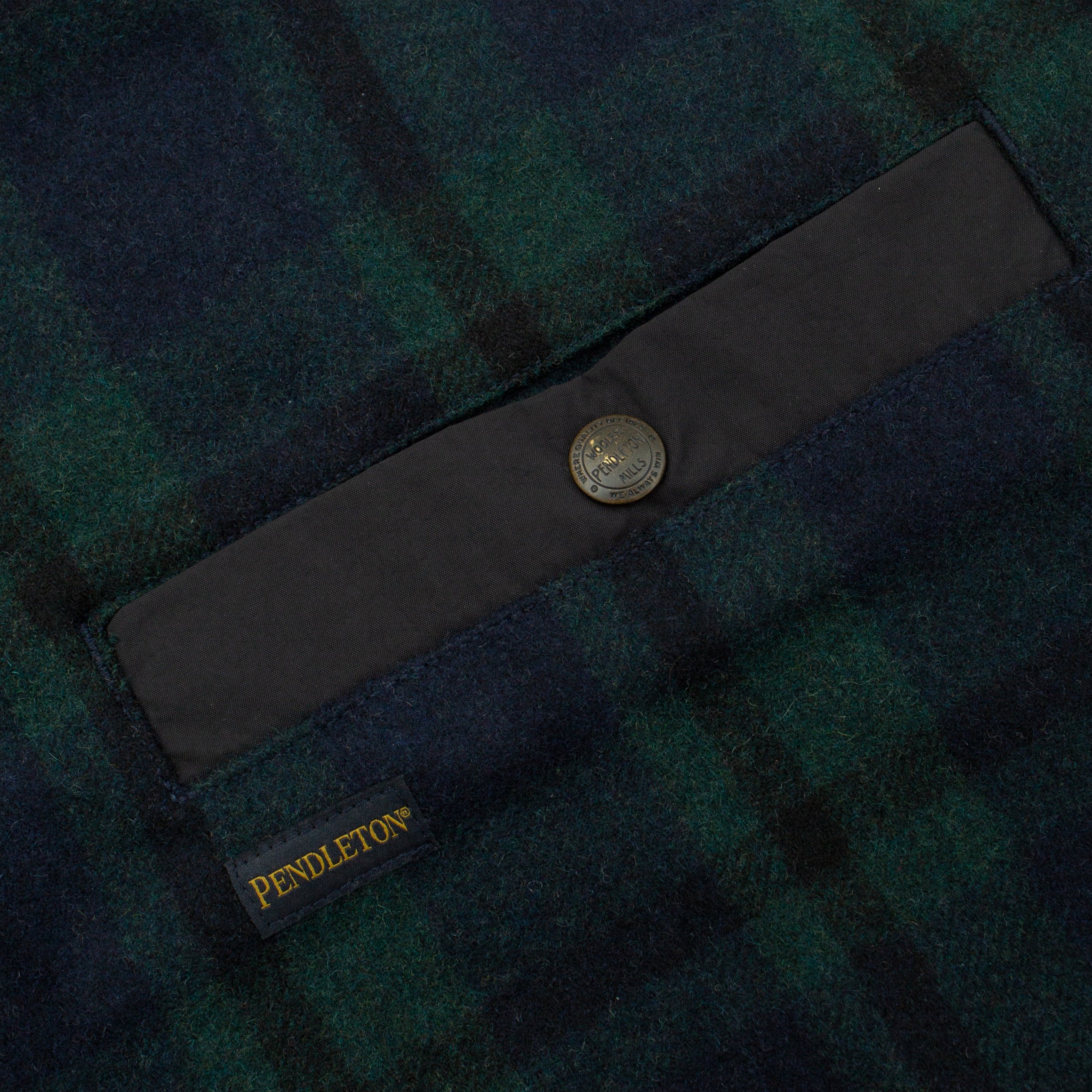 Wool Zip Vest - Black Watch - Image 4