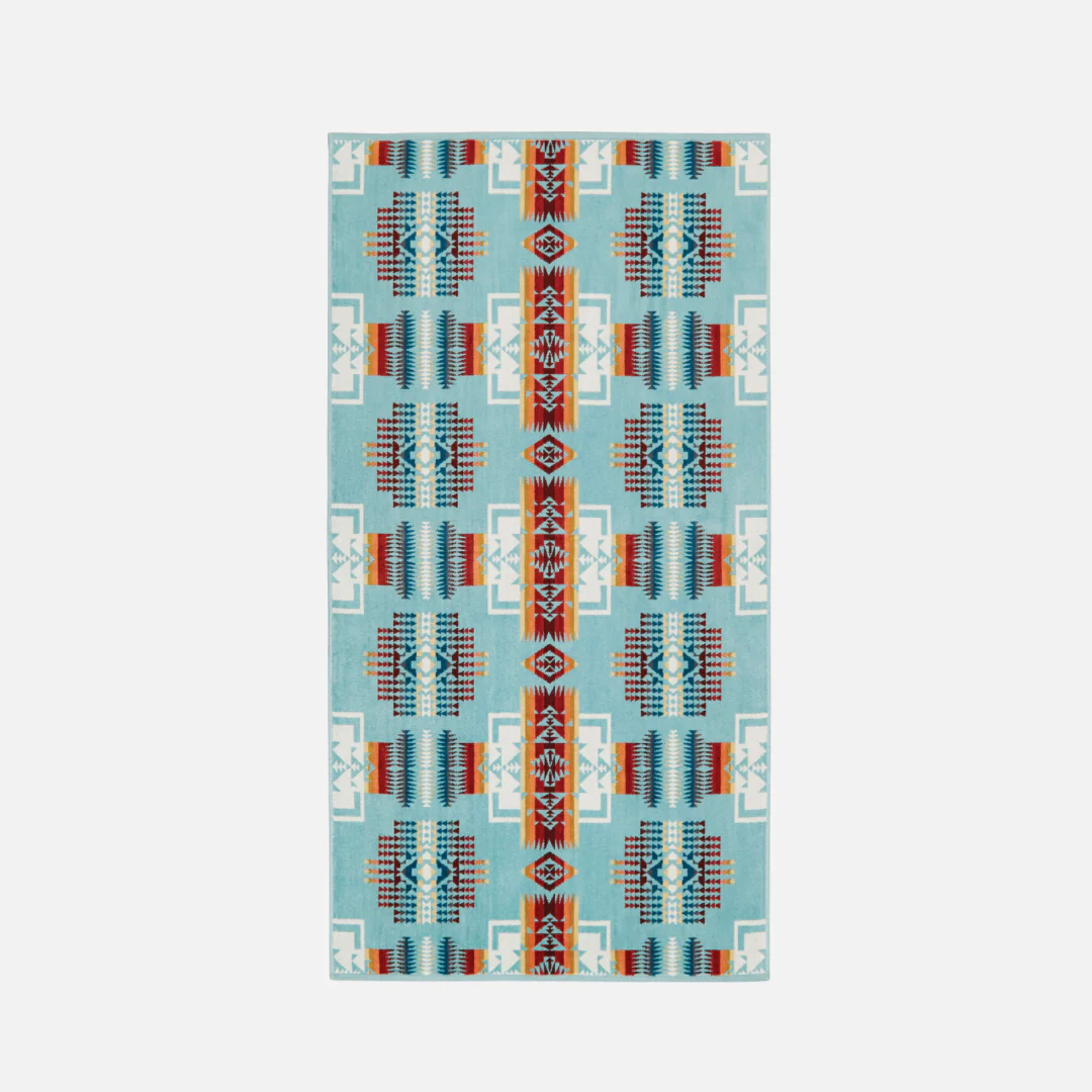 3 Piece Towel Set - Chief Joseph Aqua - Image 5