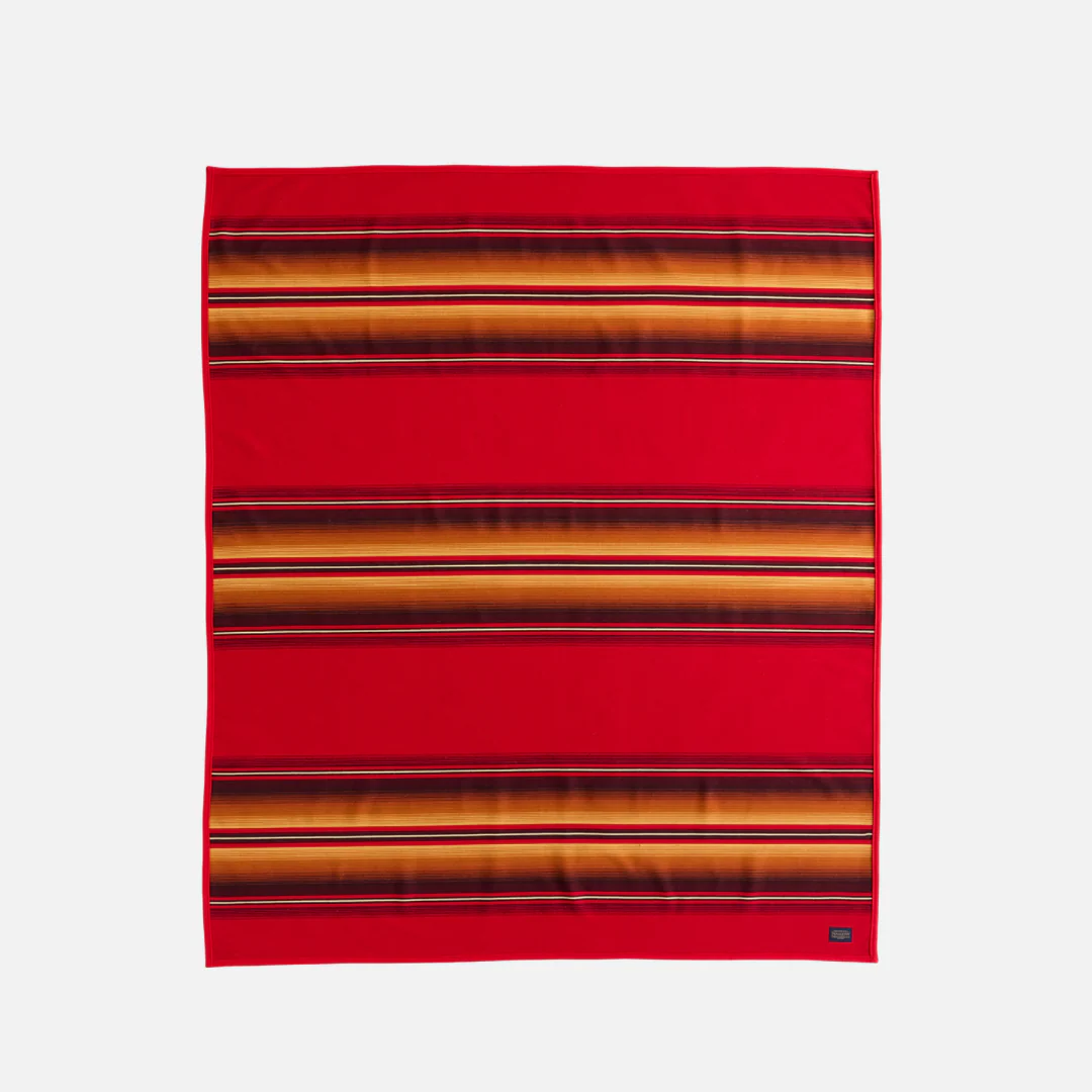 Serape Robe - Scarlet