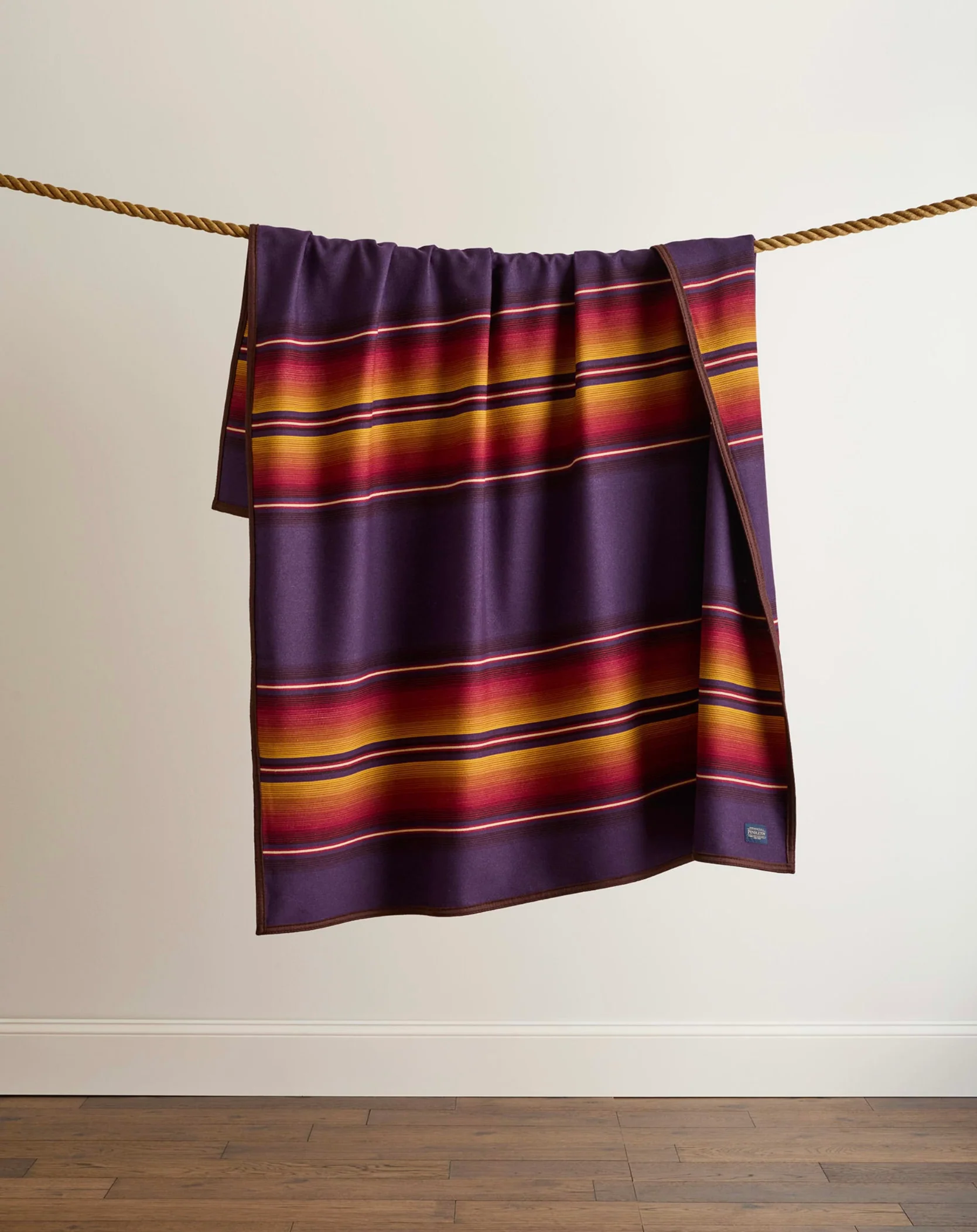 Serape Robe - Purple - Image 4