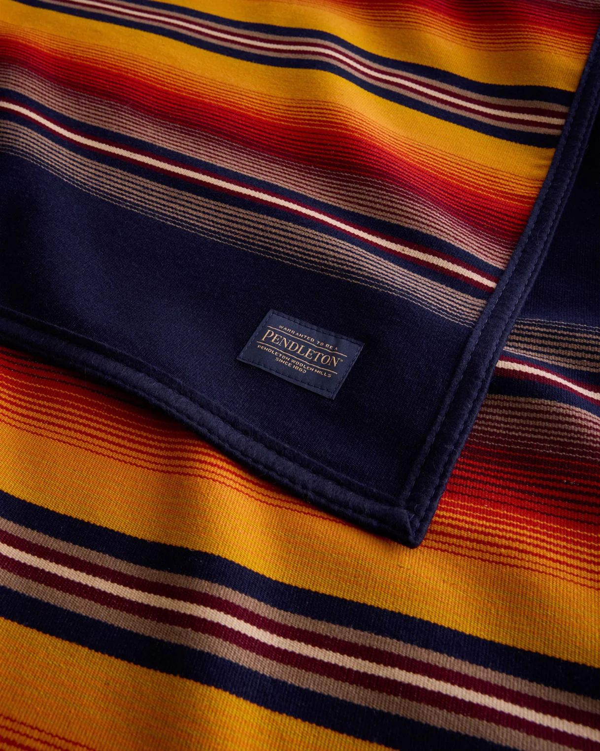 Serape Robe - Navy - Image 4