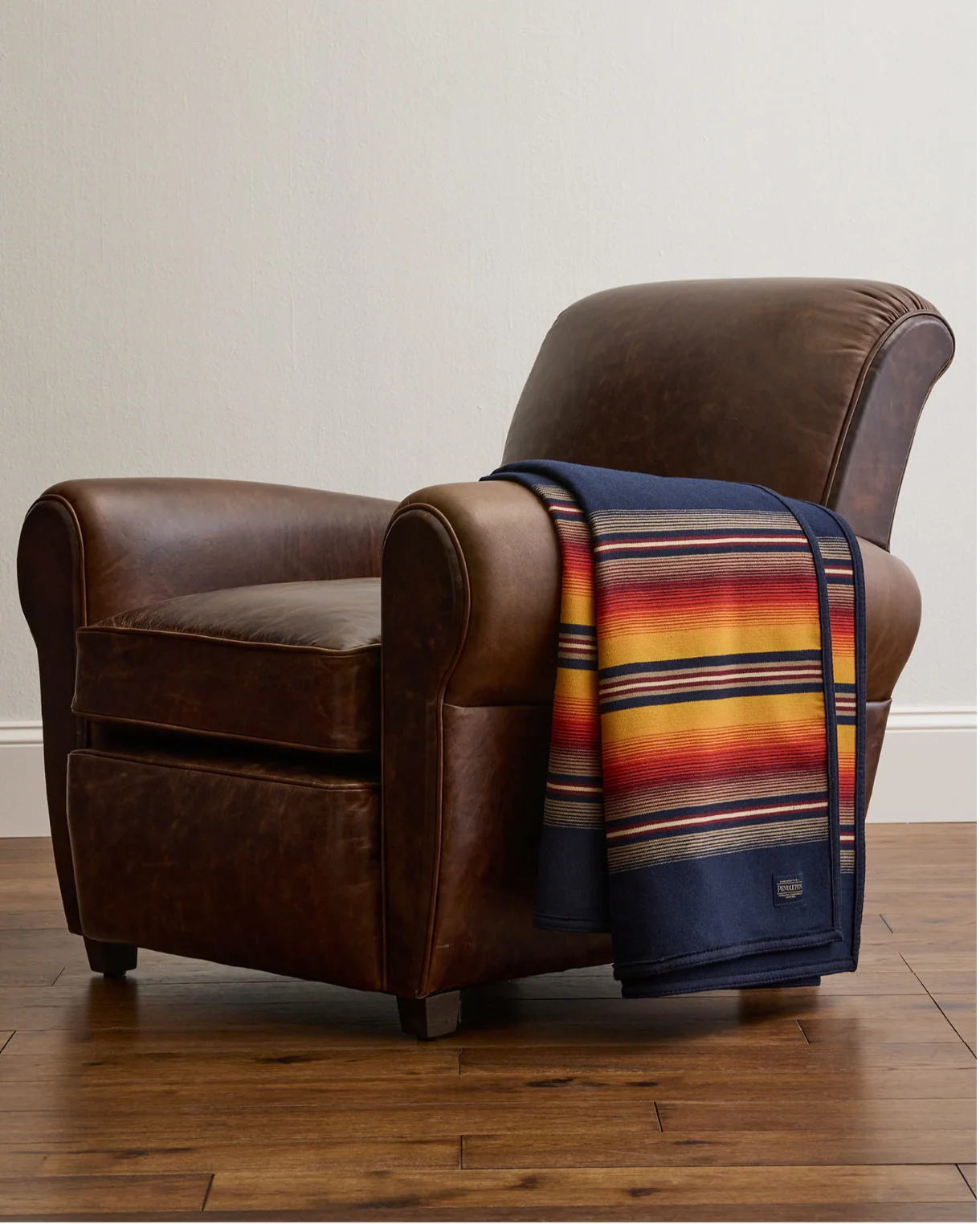 Serape Robe - Navy - Image 5