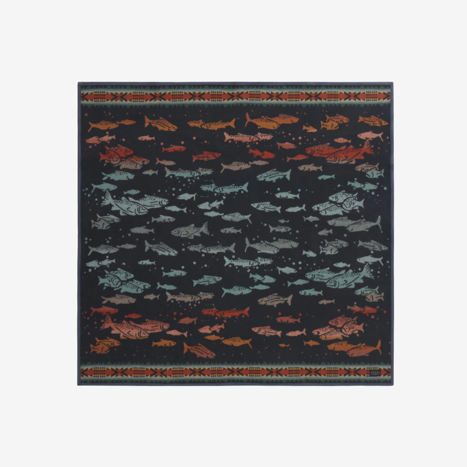 Jacquard Throw - Salmon Run - Image 2